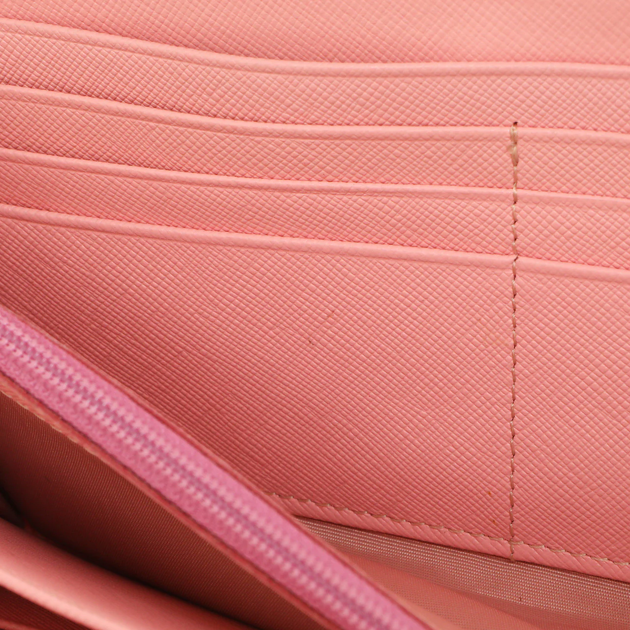 MCM Pink Visetos Zip Around Wristlet Wallet - Image 10
