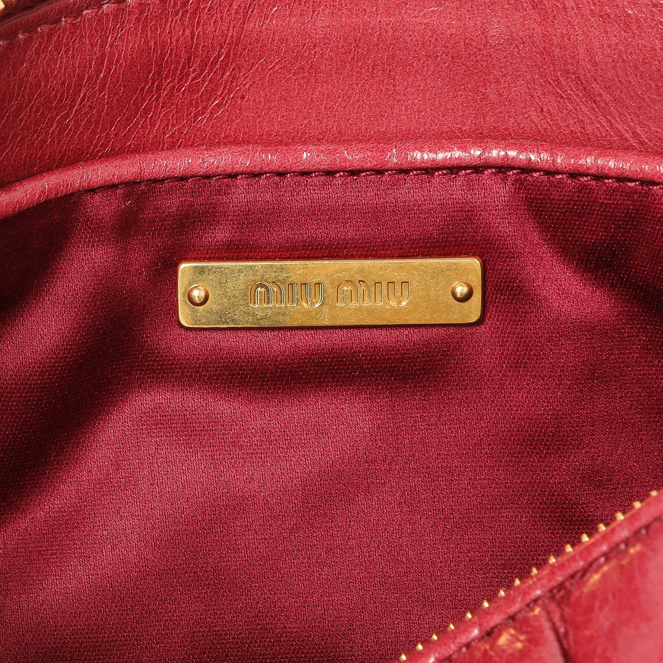 Miu Miu Matelasse Wristlet Pouch - Image 9