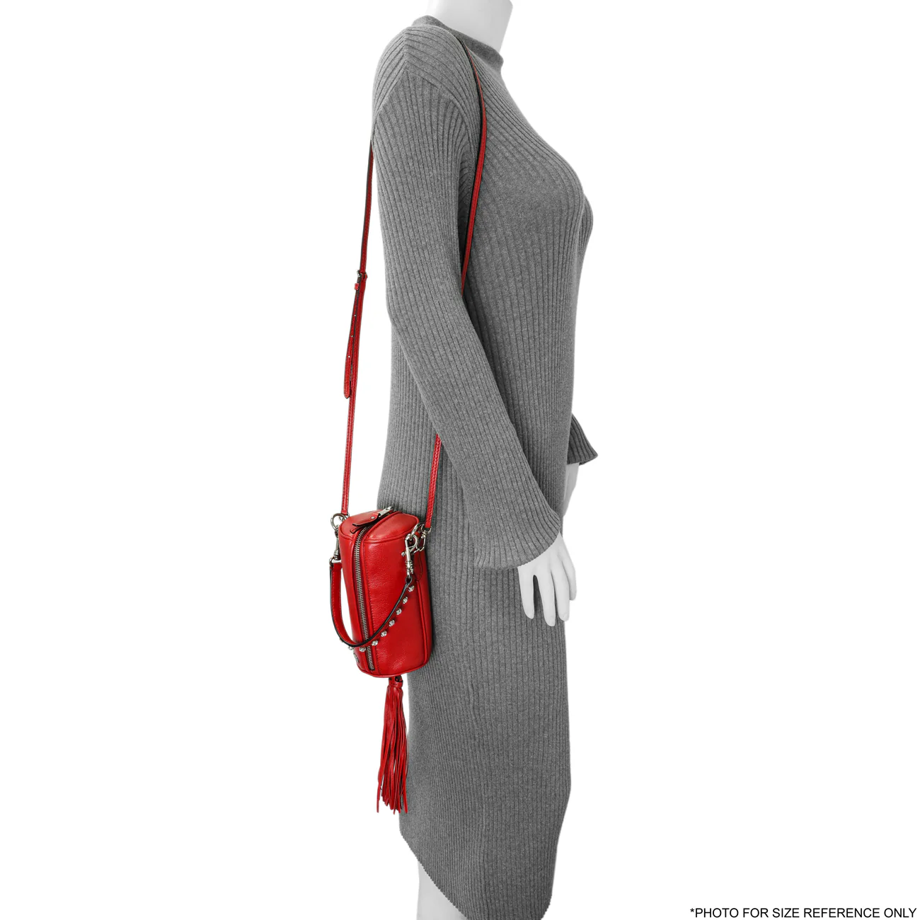 Miu Miu Red Goatskin Tassel Crossbody - Image 7