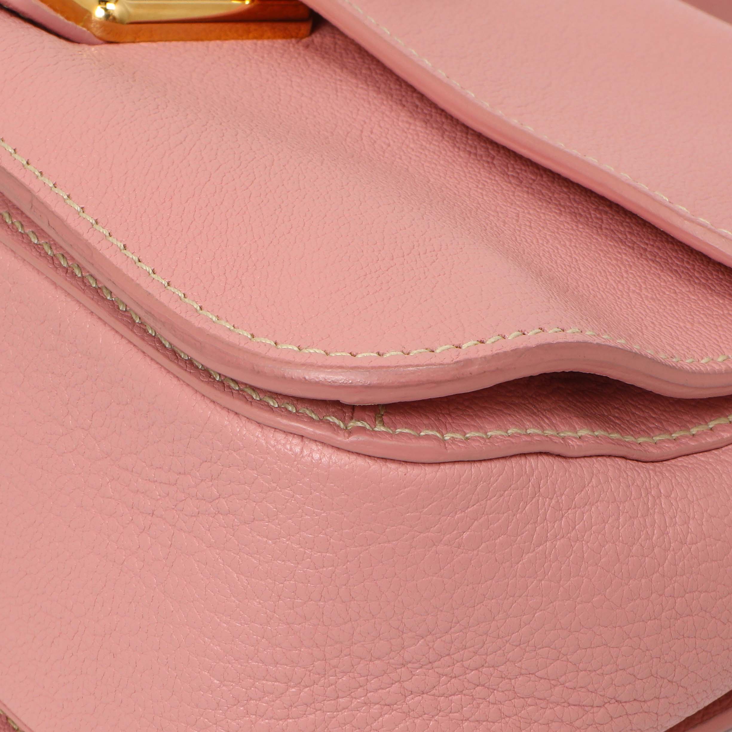 Miu Miu Rosa Goatskin Madras Flap Shoulder Bag - Image 5