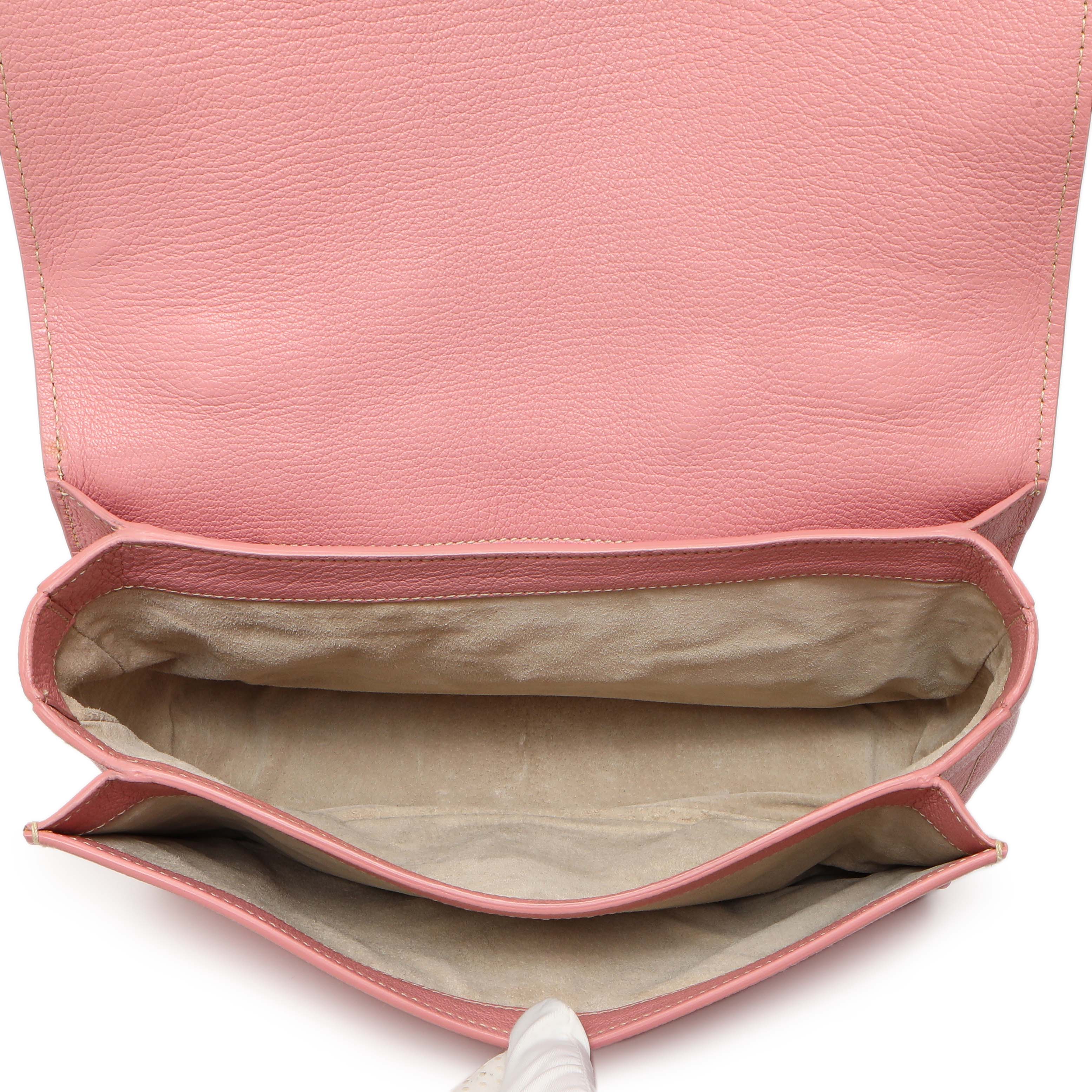Miu Miu Rosa Goatskin Madras Flap Shoulder Bag - Image 8