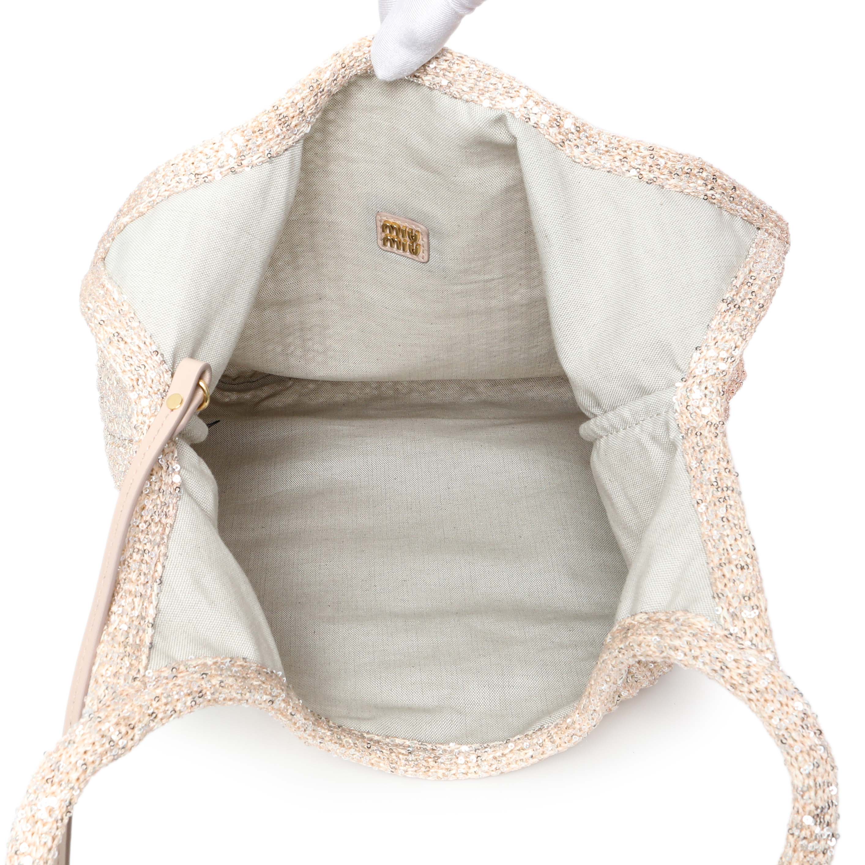 Miu Miu Sequin Mesh Ivy Bag - Image 4