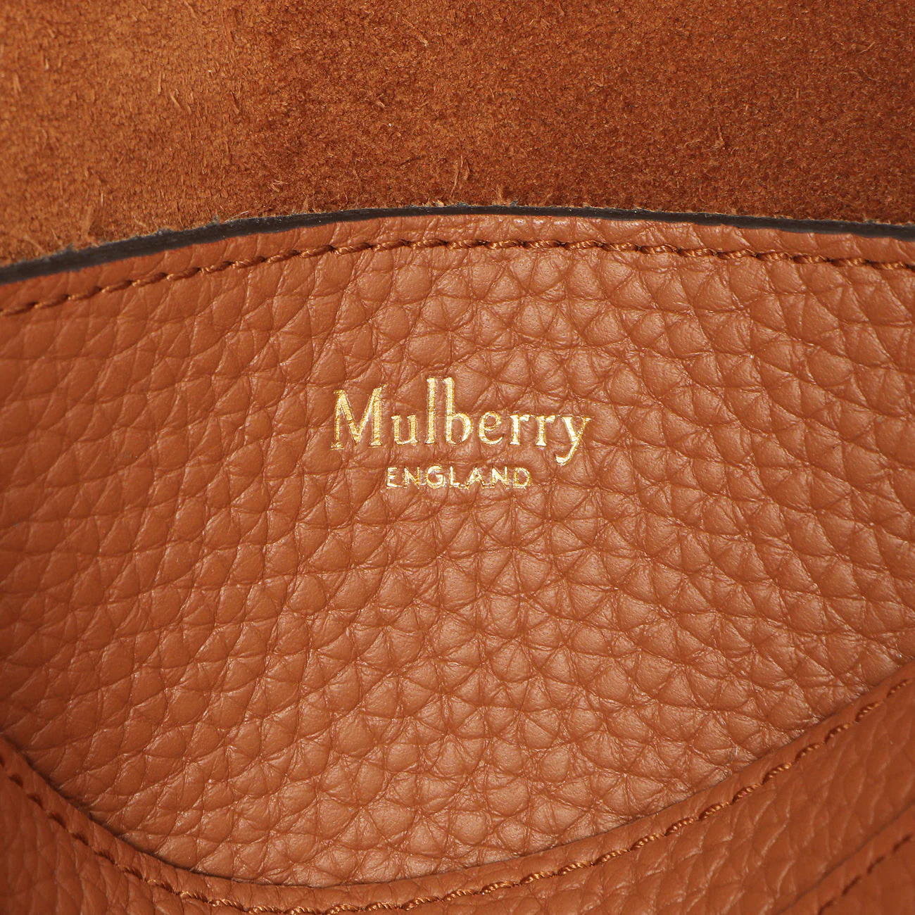 Mulberry Chestnut Grained Calfskin Medium Alexa - Image 5