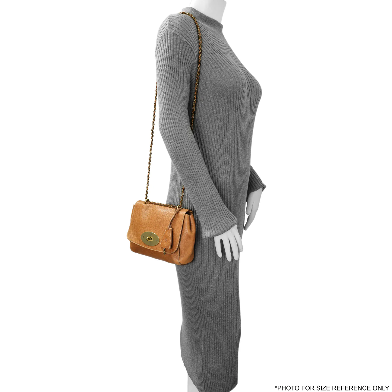 Mulberry Oak Glossy Goatskin Small Lily Flap - Image 12