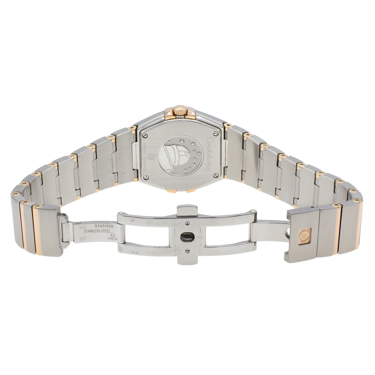 Omega Stainless Steel 18K Rose Gold Constellation 123.20.27.60.63.001 - Image 3