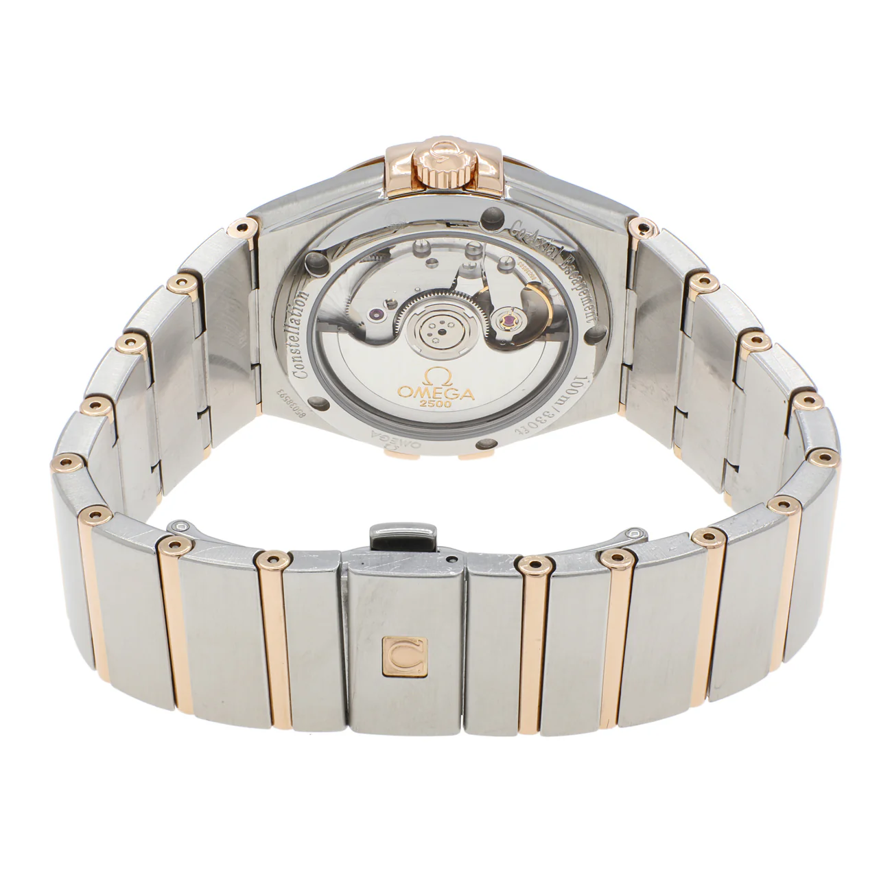Omega Stainless Steel 18K Rose Gold Constellation 123.20.35.20.52.001 - Image 2