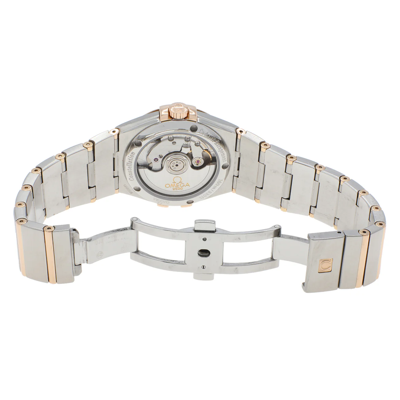 Omega Stainless Steel 18K Rose Gold Constellation 123.20.35.20.52.001 - Image 3