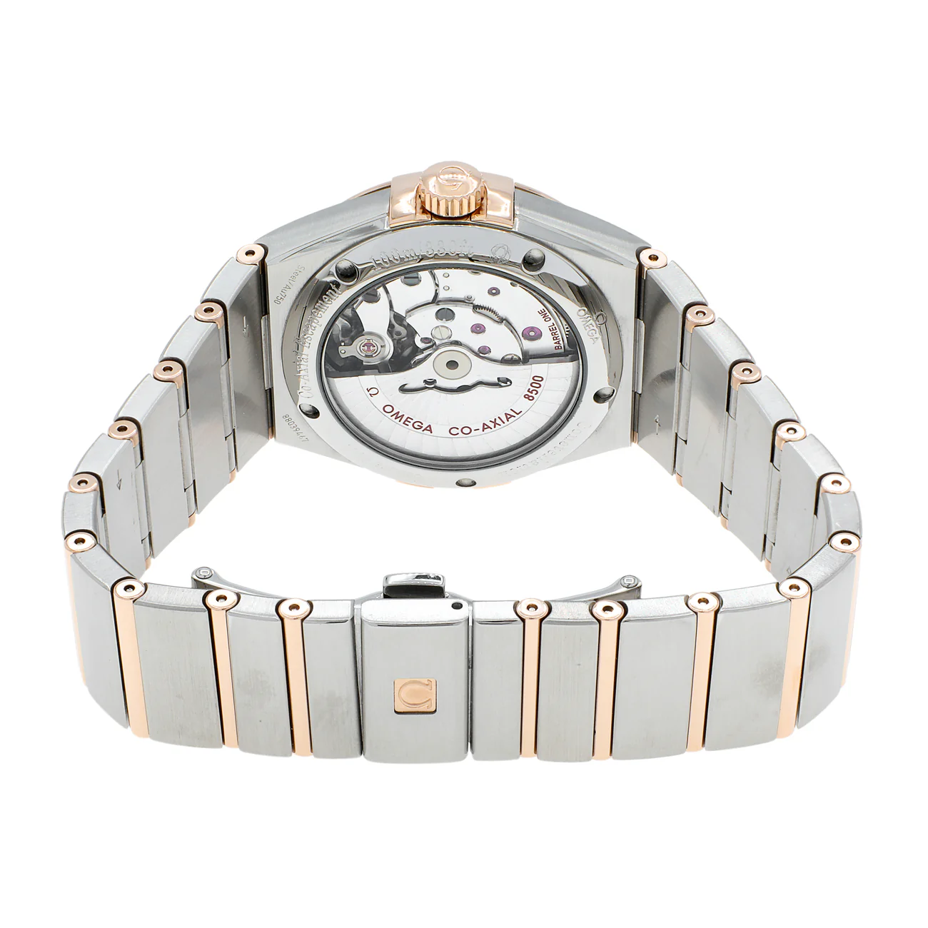Omega Stainless Steel 18K Rose Gold Constellation 123.20.38.21.06.001 - Image 2