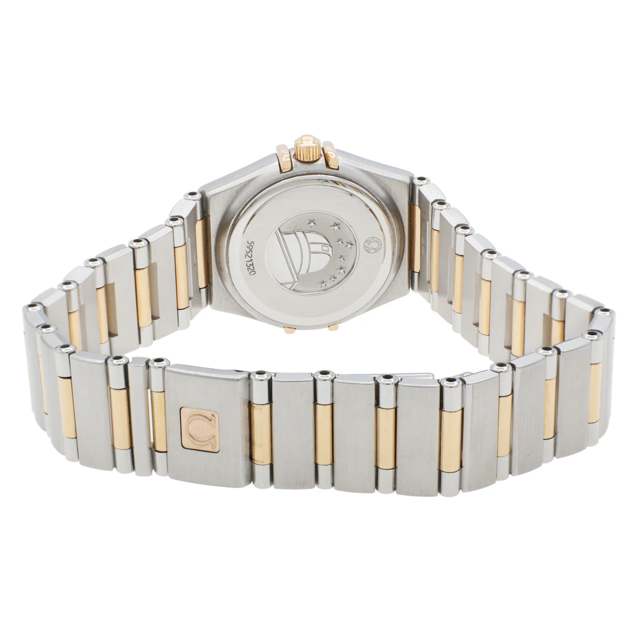Omega Stainless Steel 18K Rose Gold Diamond Constellation 1360.75.00 - Image 2