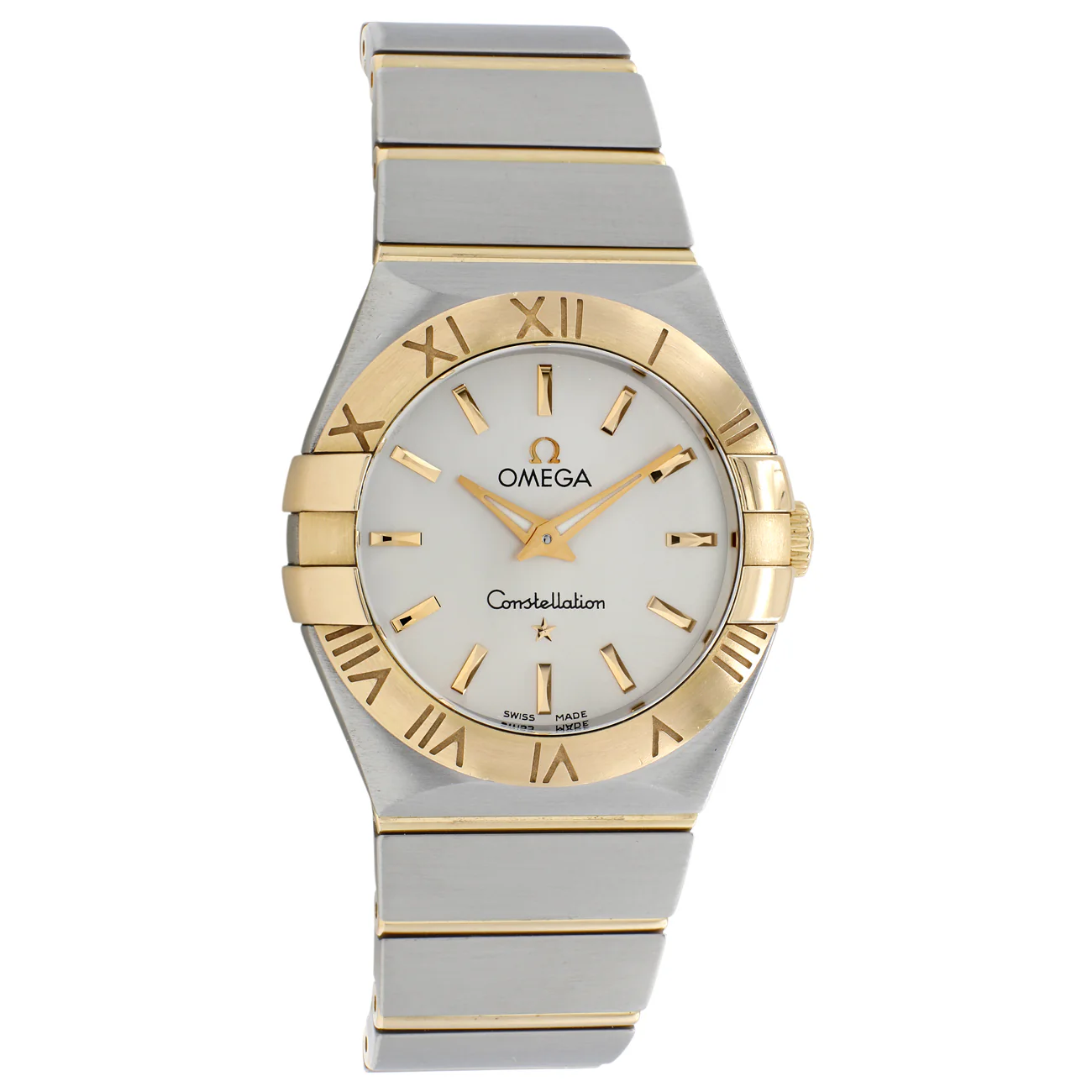 Omega Stainless Steel 18K Yellow Gold Constellation 123.20.27.60.02.004