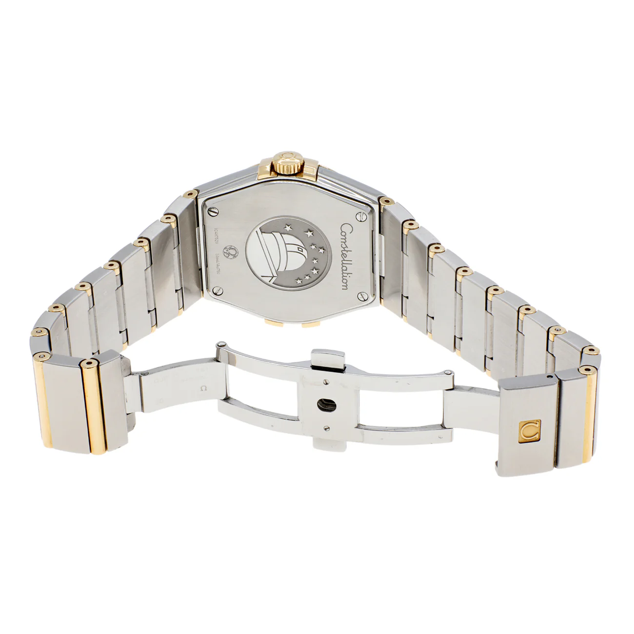 Omega Stainless Steel 18K Yellow Gold Constellation 123.20.35.60.08.001 - Image 4