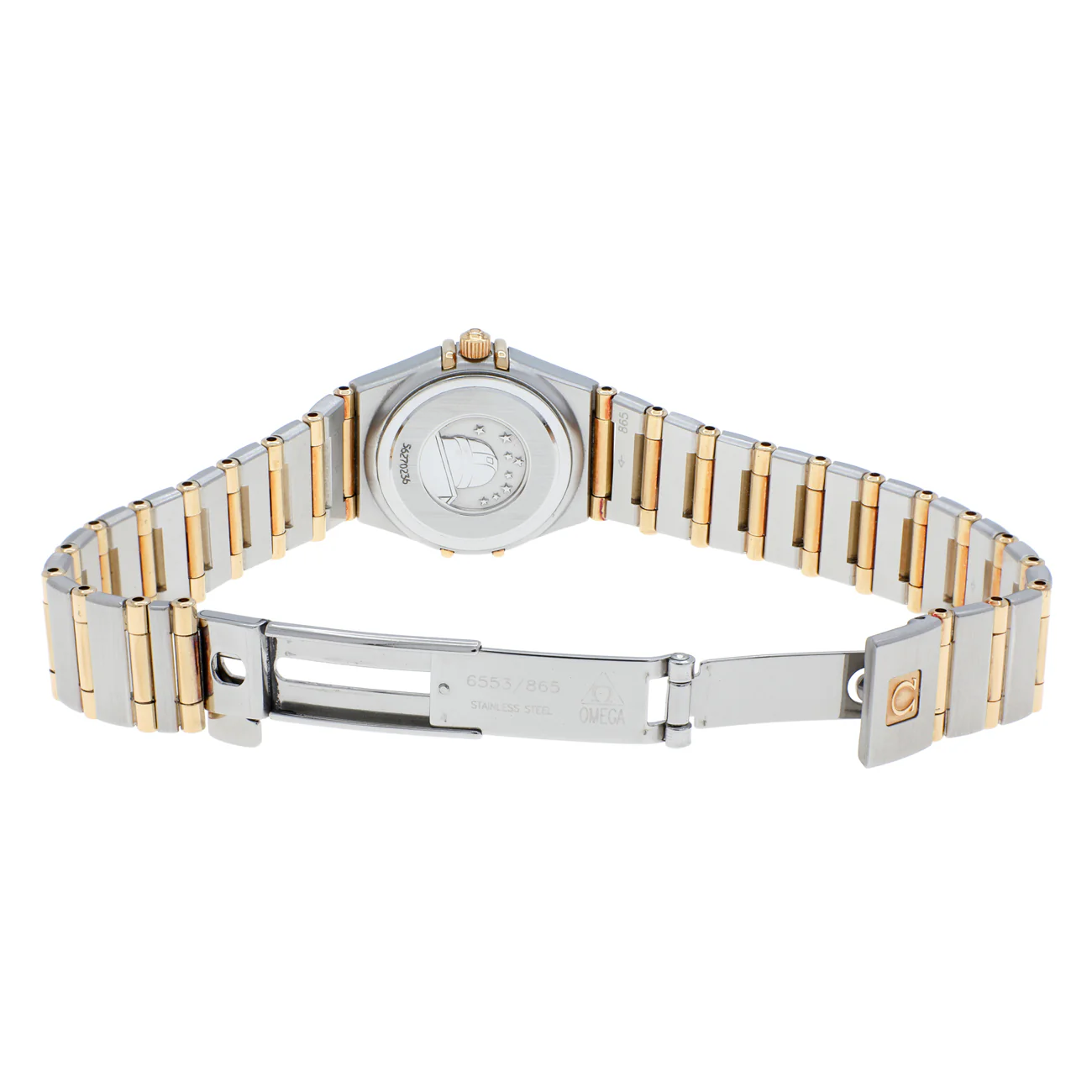 Omega Stainless Steel 18K Yellow Gold Constellation Quartz 1262.10.00 - Image 4