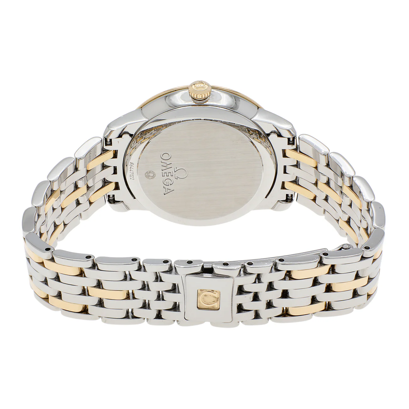 Omega Stainless Steel 18K Yellow Gold De Ville Prestige 424.20.33.20.08.001 - Image 2
