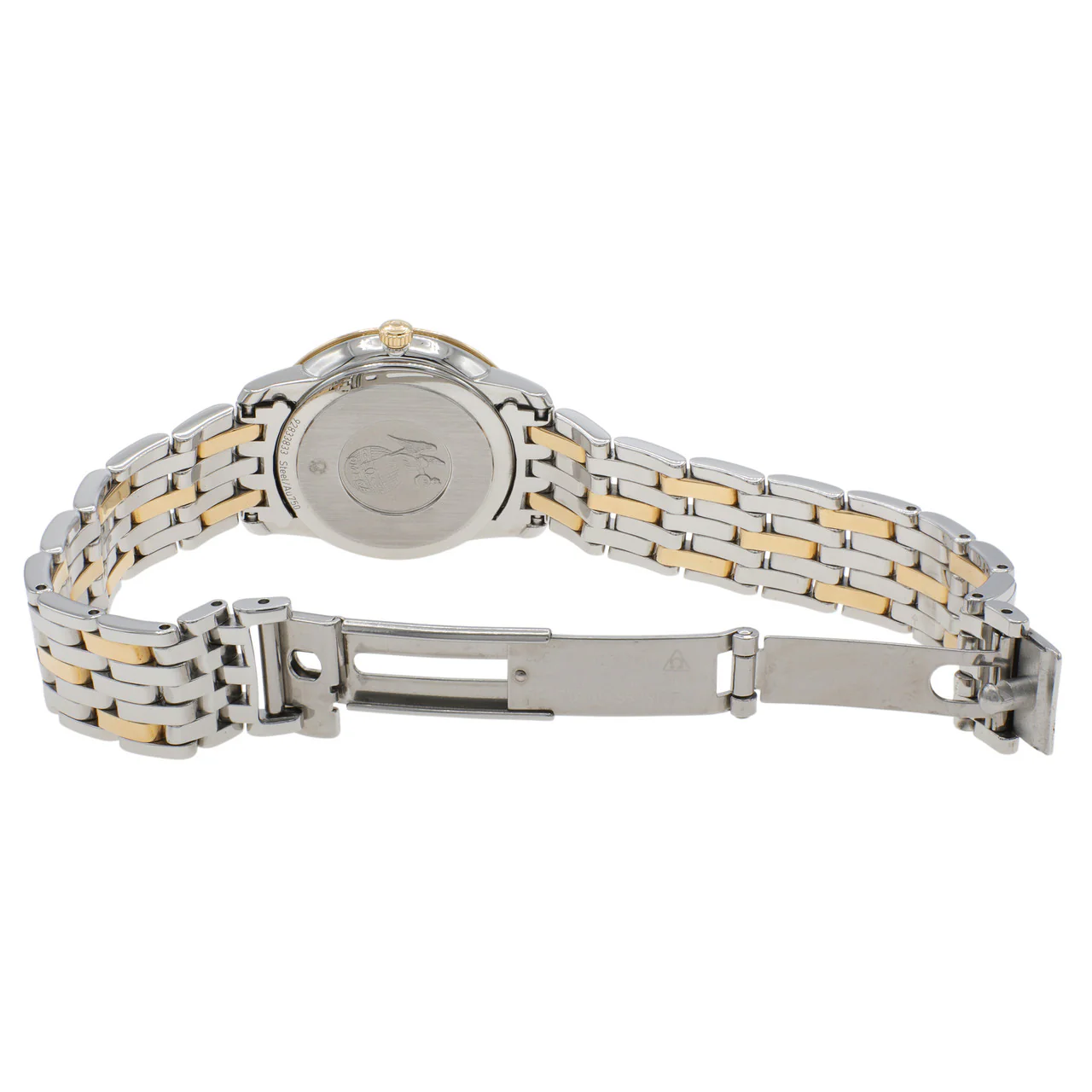 Omega Stainless Steel 18K Yellow Gold De Ville Prestige Quartz 424.20.27.60.58.004 - Image 4