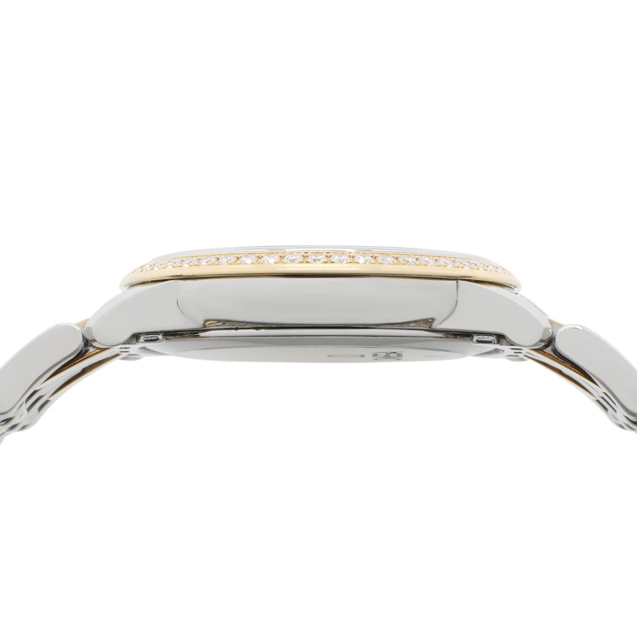 Omega Stainless Steel 18K Yellow Gold Diamond De Ville Prestige 413.25.27.60.55.001 - Image 3