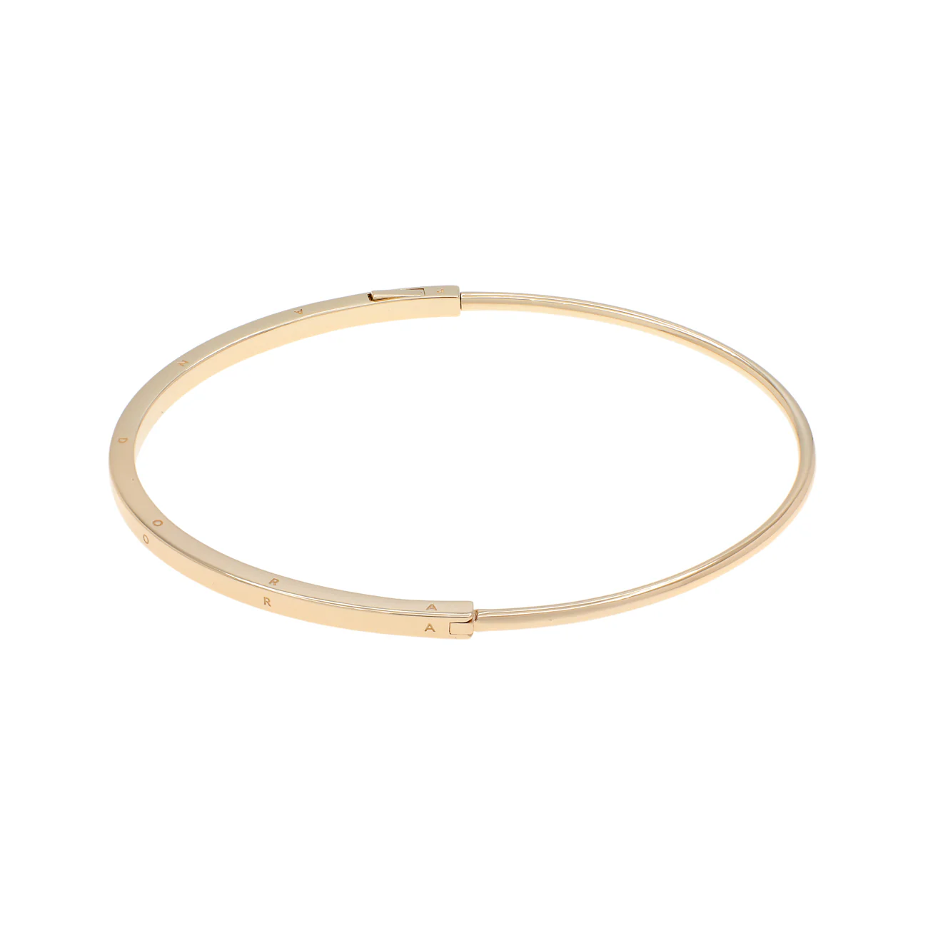 Pandora 14K Yellow Gold Signature ID Bangle - Image 2