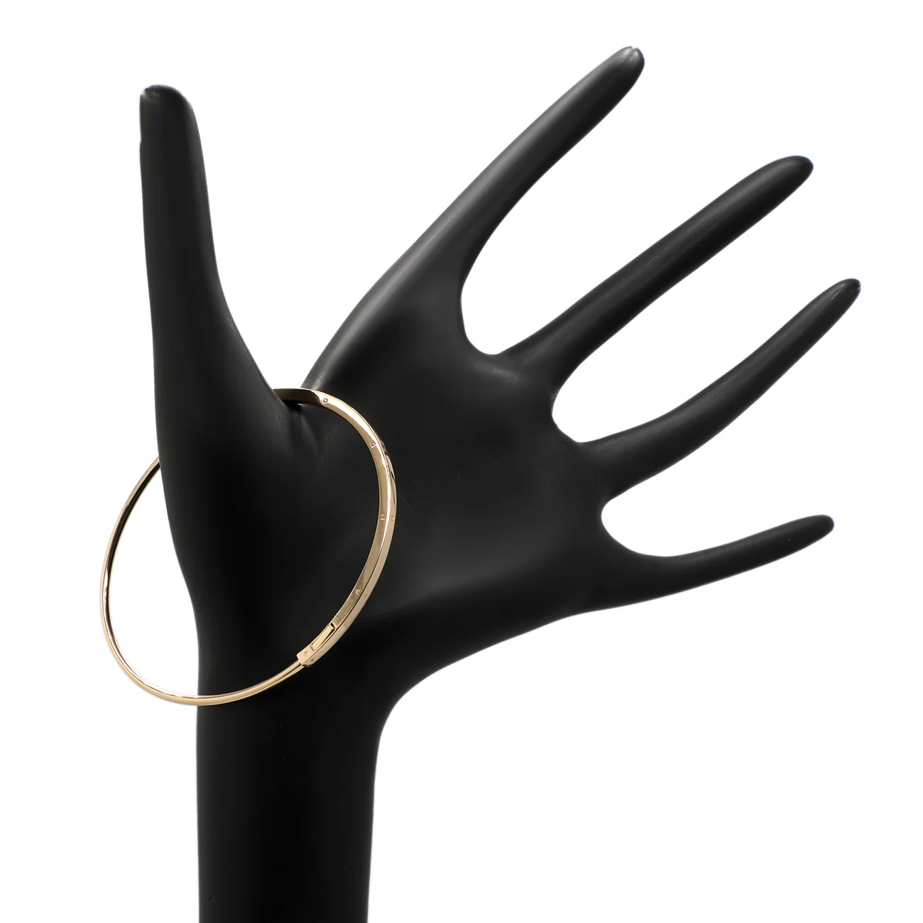 Pandora 14K Yellow Gold Signature ID Bangle - Image 3