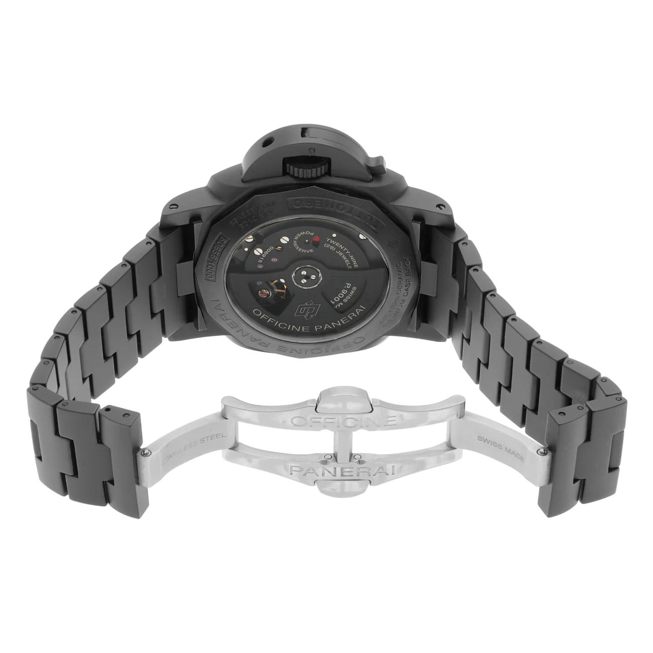 Panerai Black Ceramic Luminor 1950 3 Days GMT PAM00438 - Image 4