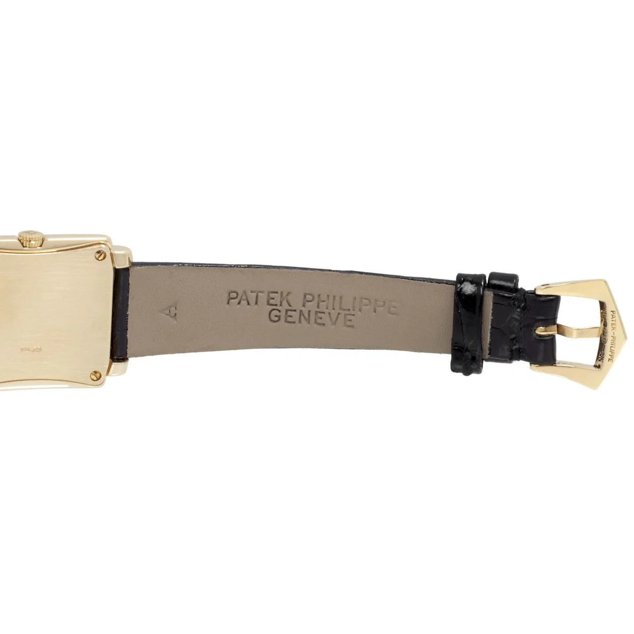 Patek Philippe 18K Yellow Gold & Diamond Gondolo Quartz Watch 4825J - Image 5