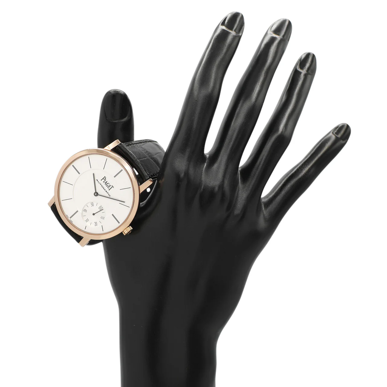 Piaget 18K Rose Gold Altiplano 43mm Automatic Watch G0A35131 - Image 6