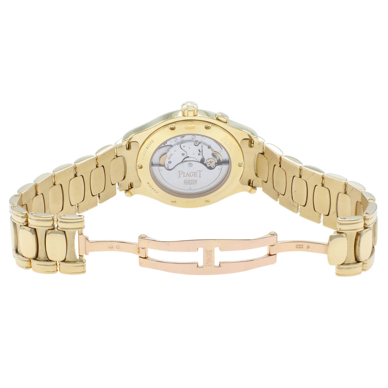 Piaget 18K Yellow Gold Citea GMT Dual Time 26021 - Image 4