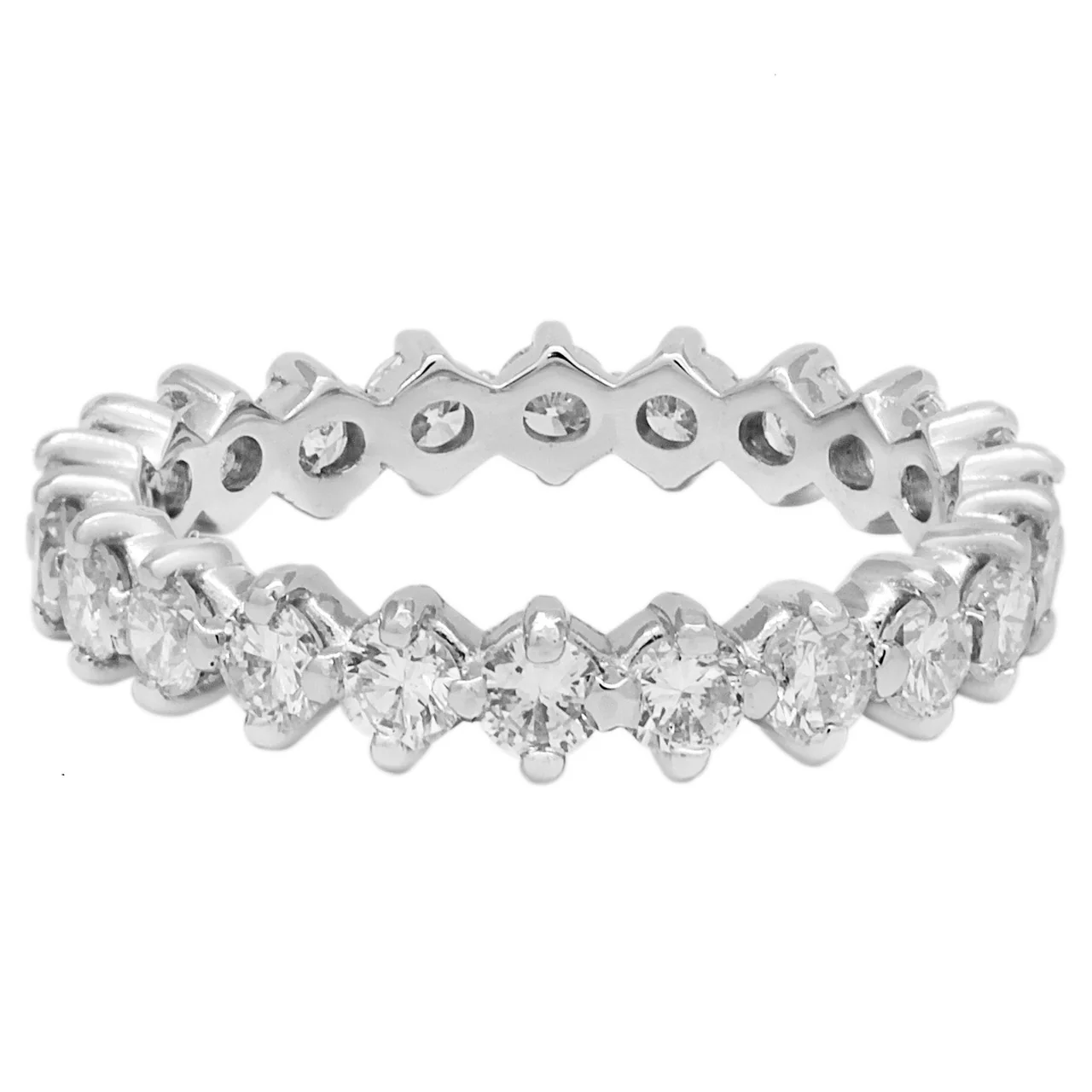 Platinum 1.32 Carat Diamond Eternity Band - Image 2