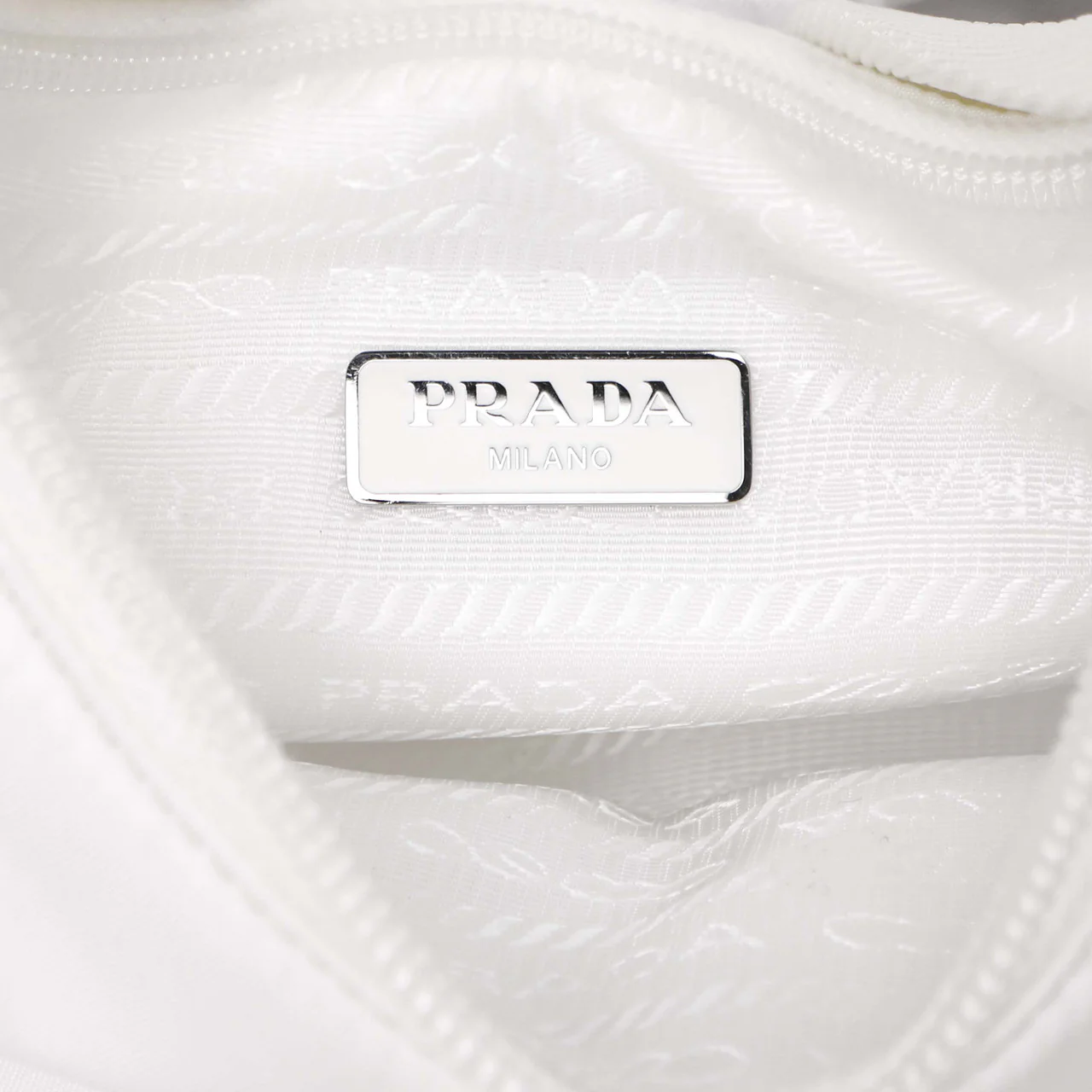 Prada Bianco Re-Nylon Mini Re-Edition 2000 - Image 5