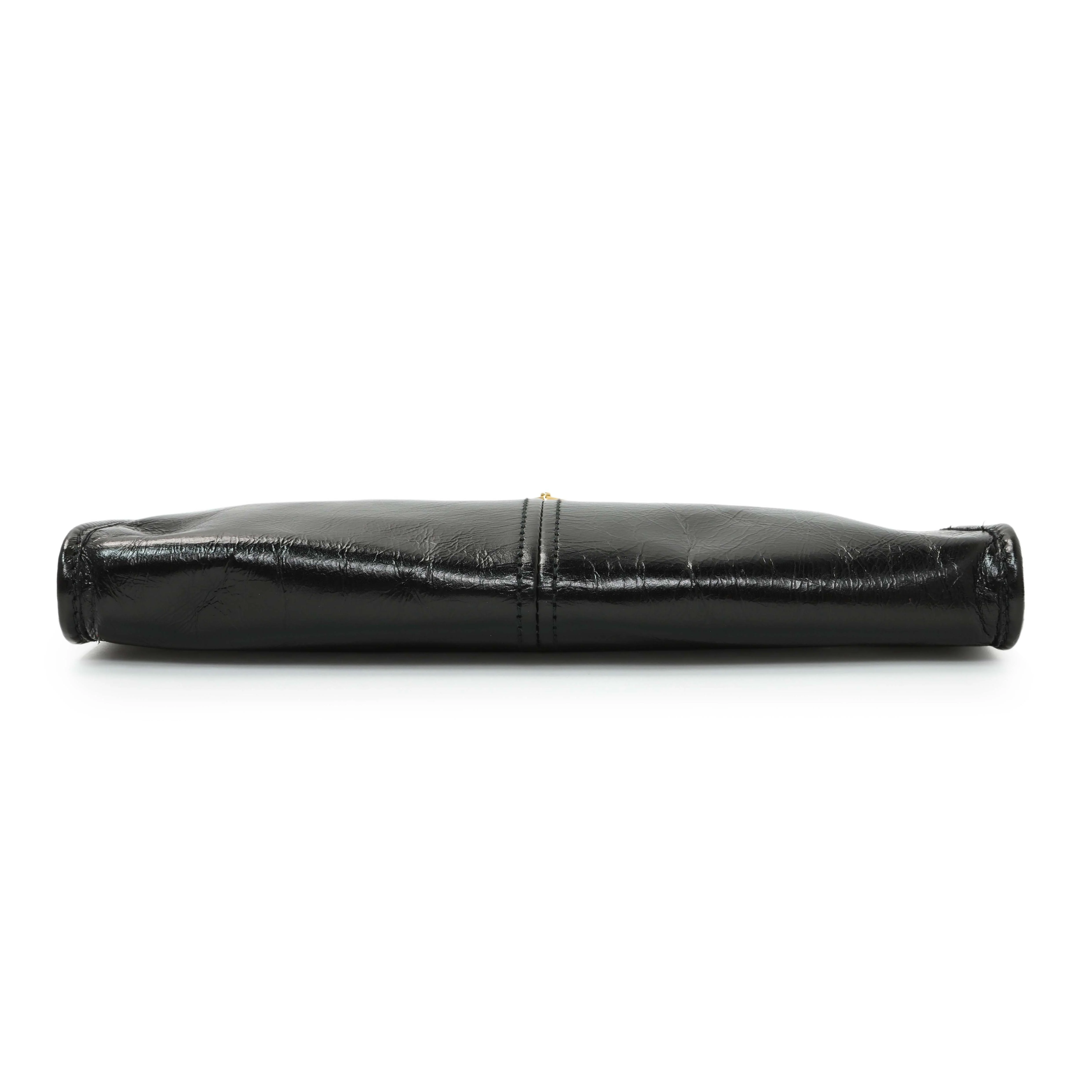 Prada Black Lux Calfskin Pouch - Image 3