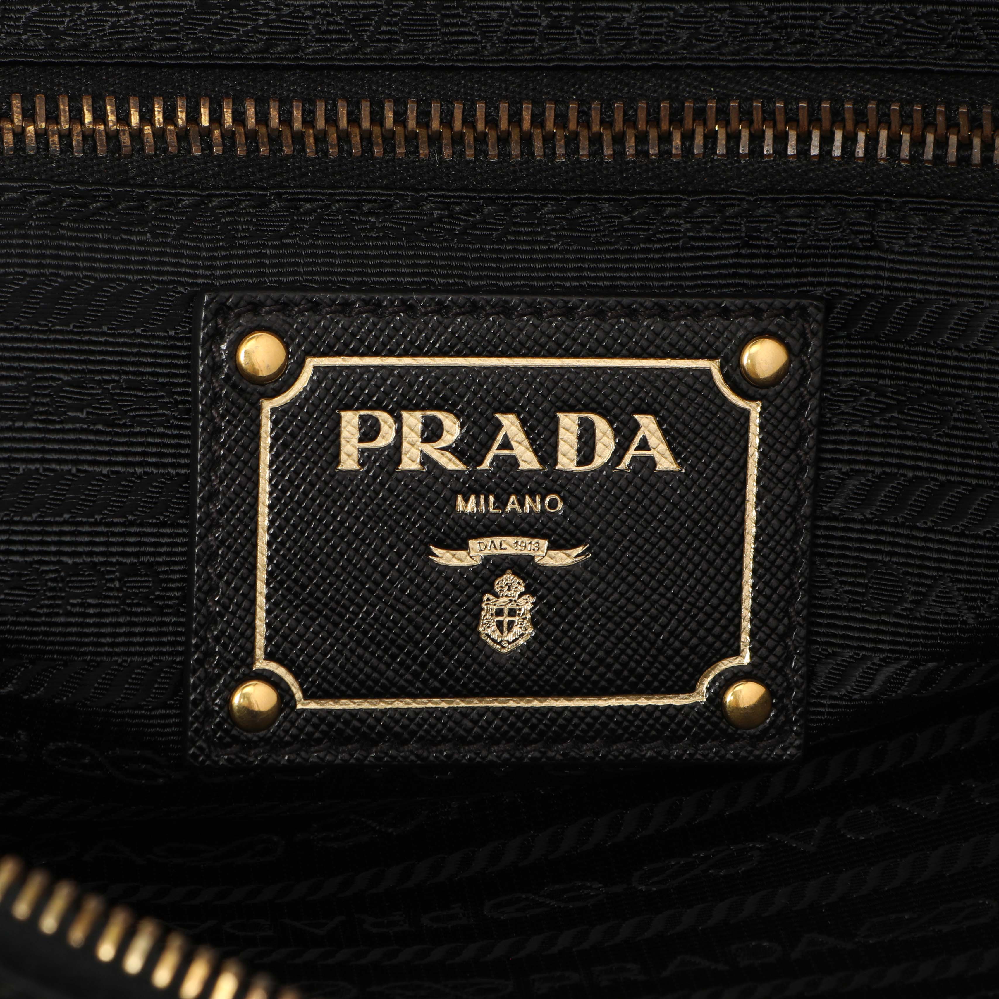 Prada Black Nylon Canapa Shoulder Bag - Image 5