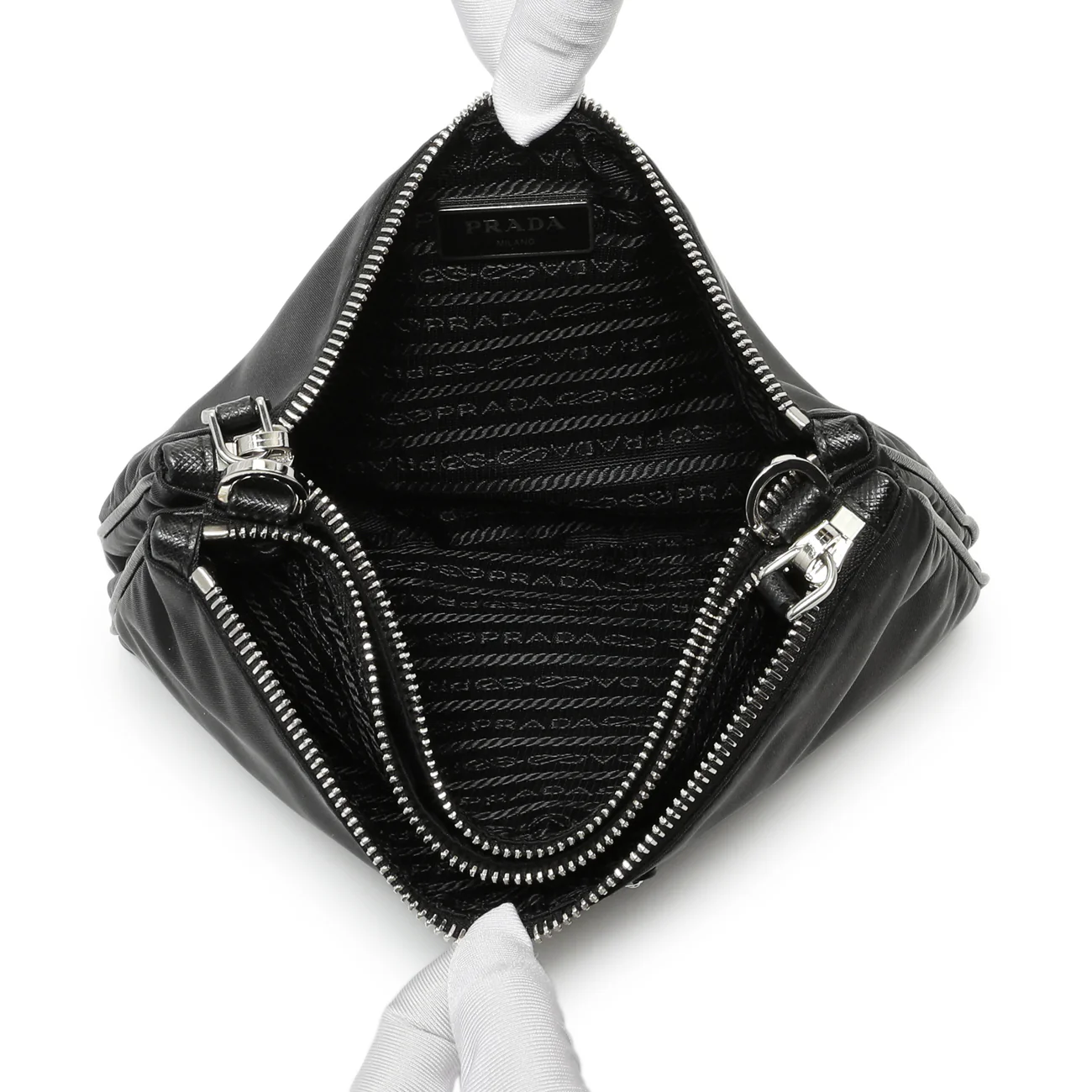 Prada Black Nylon Re-Edition 2000 Messenger Bag - Image 6