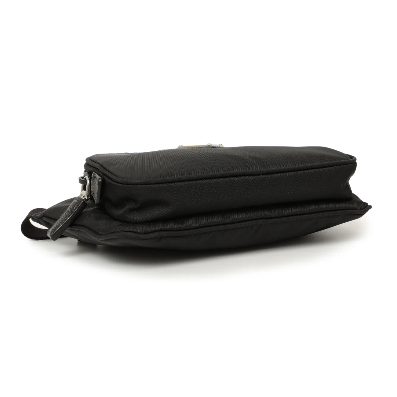 Prada Black Re-Nylon Belt Bag - Image 2