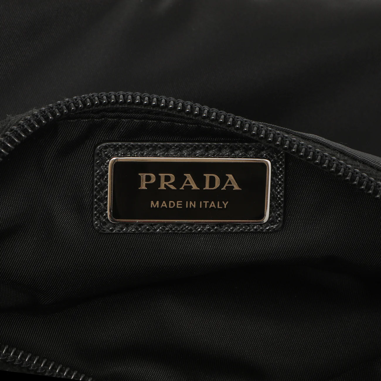 Prada Black Re-Nylon Belt Bag - Image 5