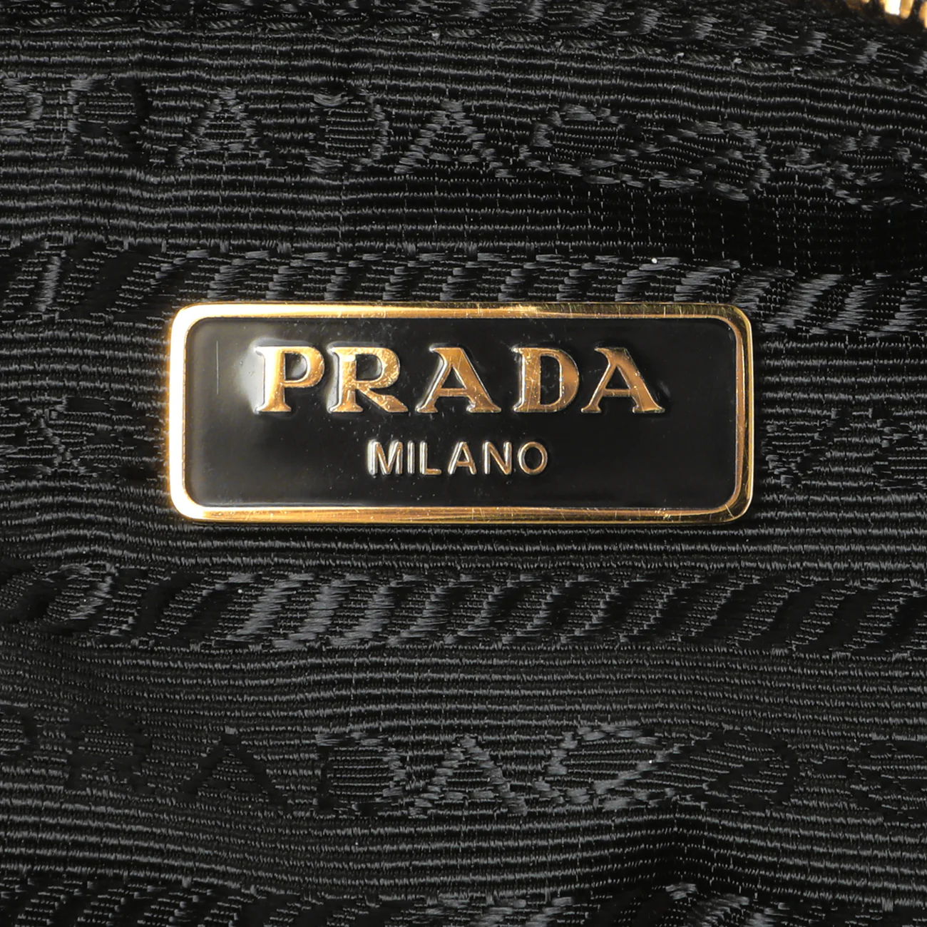 Prada Black Re-Nylon Impuntu Quilted Re-Edition 1995 Chaine Pouch - Image 5