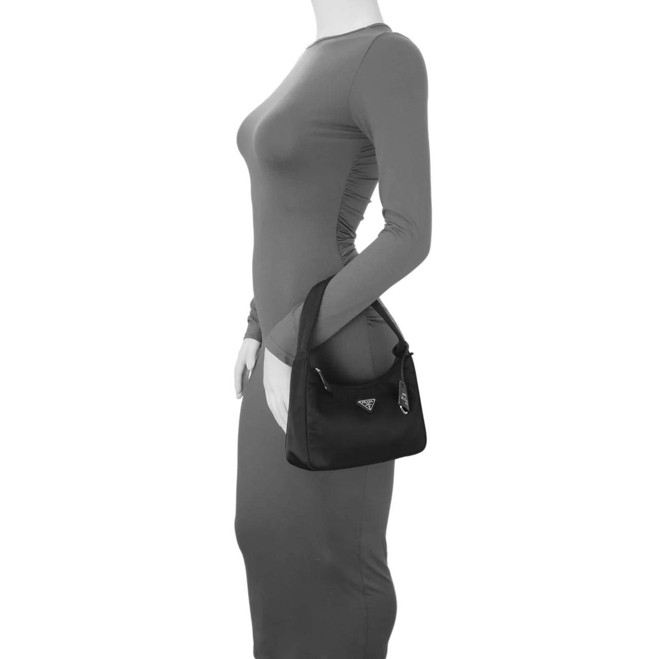 Prada Black Re-Nylon Mini Re-Edition 2000 - Image 6