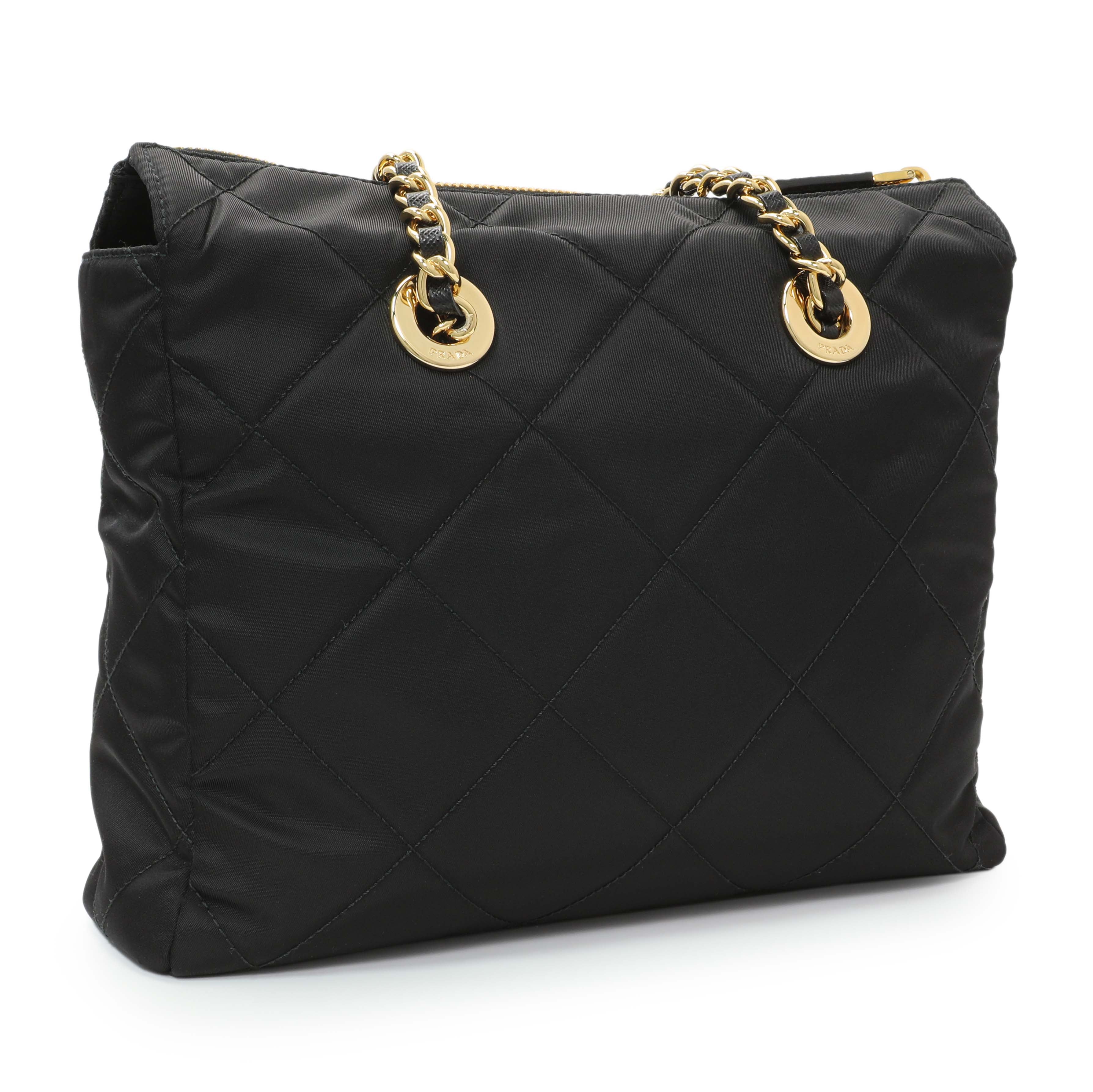 Prada Black Re-Nylon Saffiano Stitched Re-Edition 1995 Shoulder Bag - Image 2