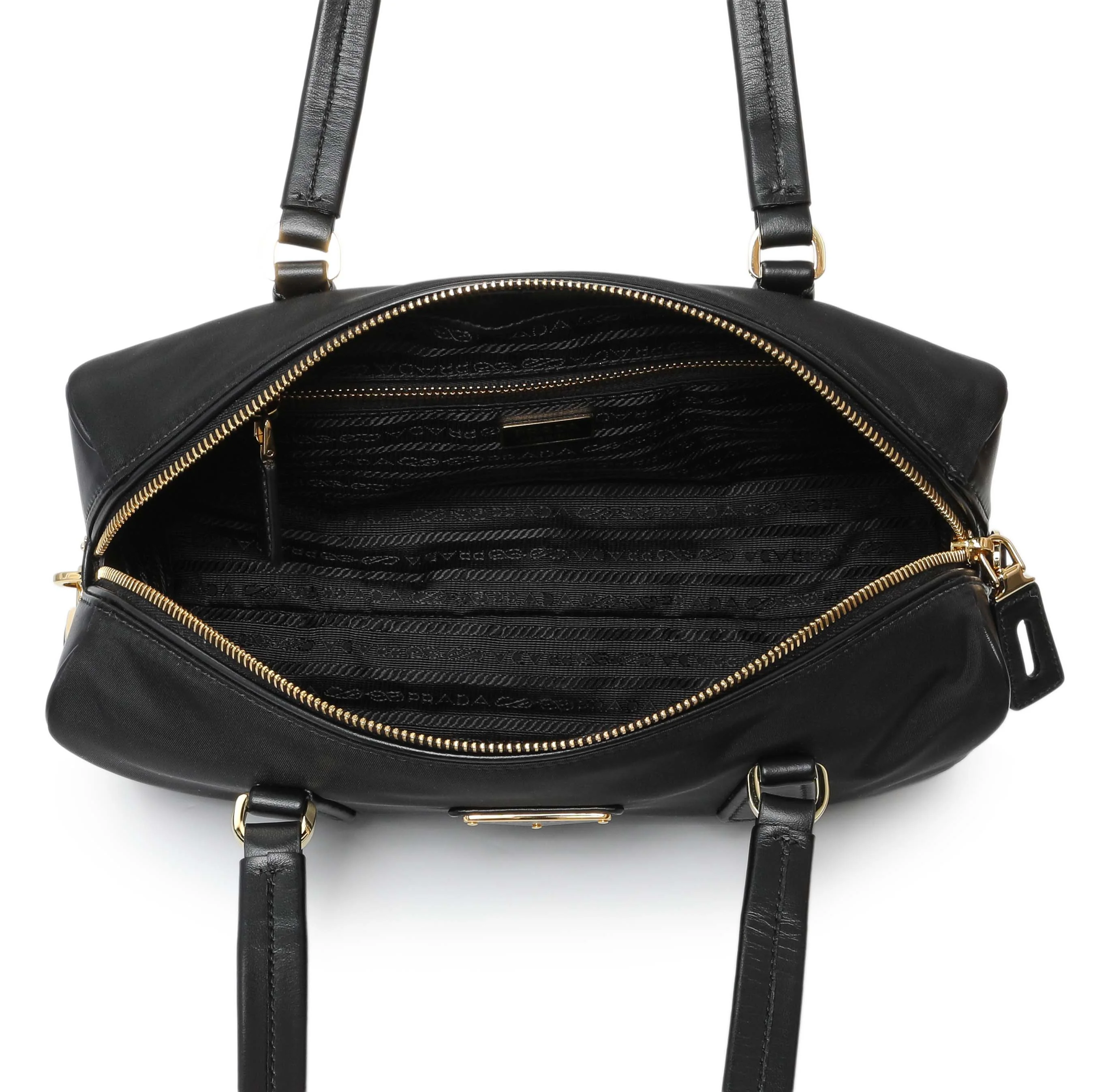 Prada Black Re-Nylon Shoulder Bag - Image 4