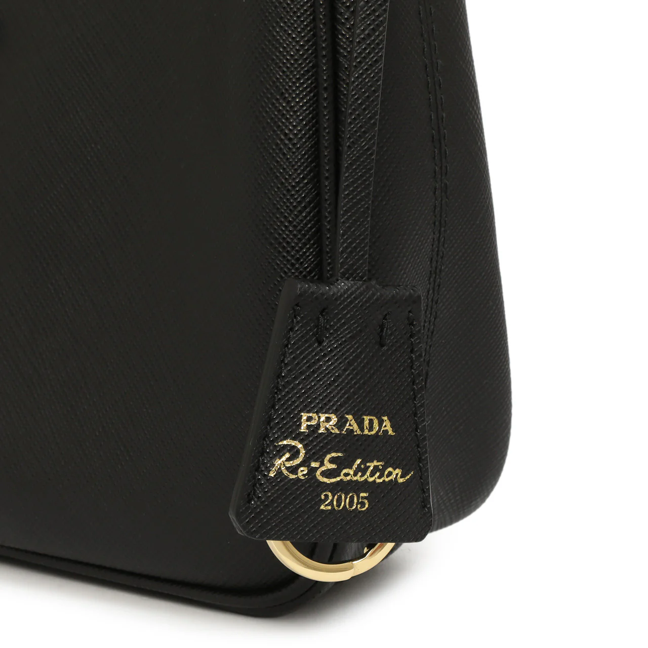 Prada Black Saffiano Re-Edition 2005 Shoulder Bag - Image 11