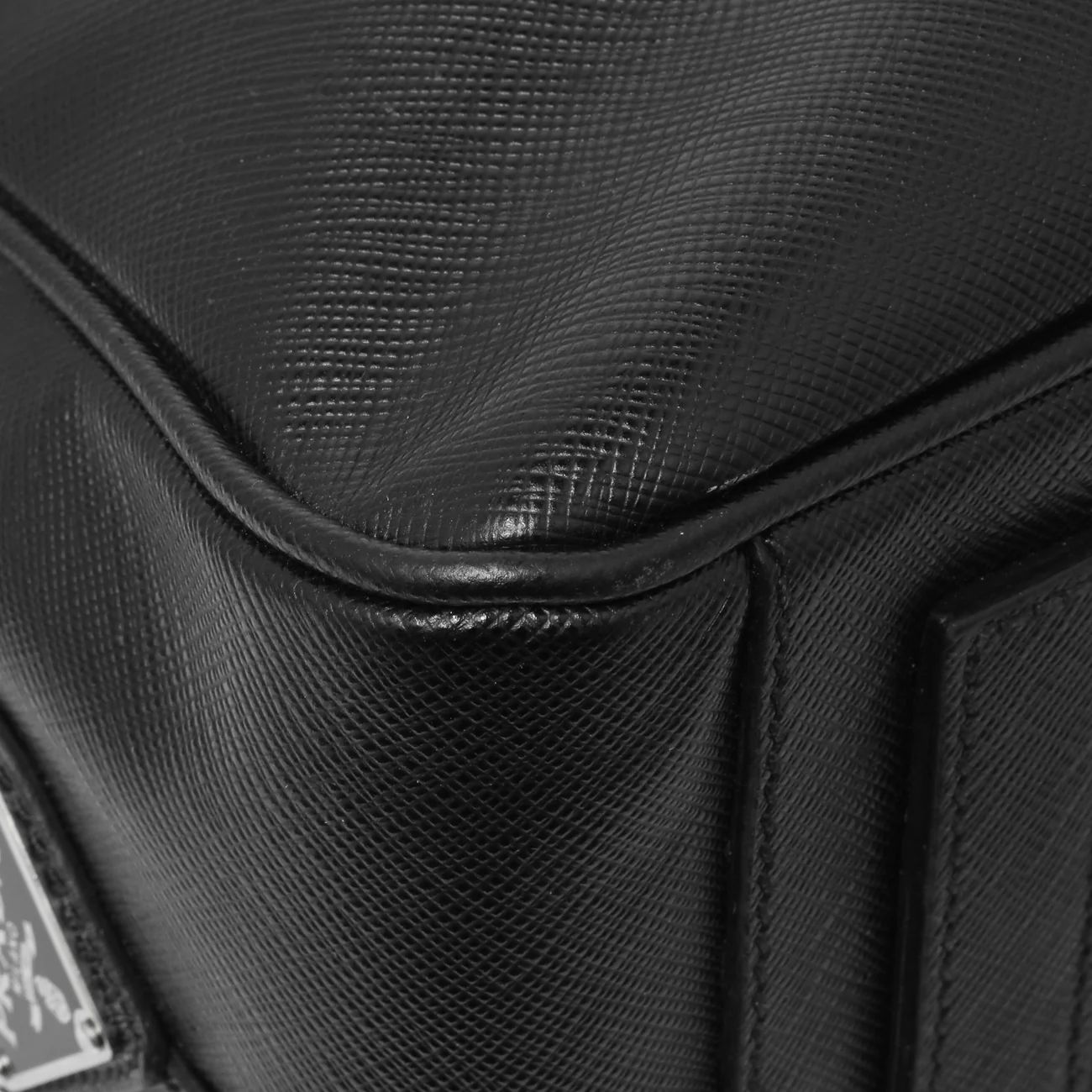 Prada Black Saffiano Travel Briefcase - Image 6