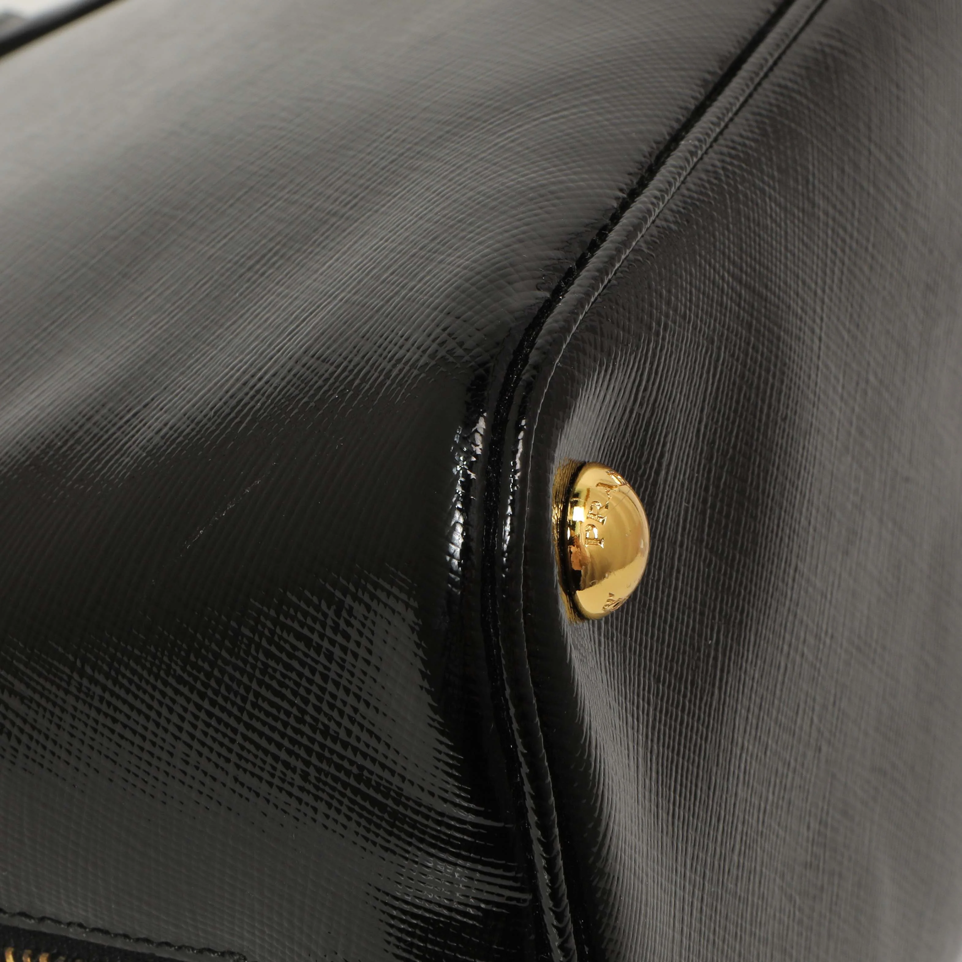 Prada Black Saffiano Vernice Promenade Tote - Image 6