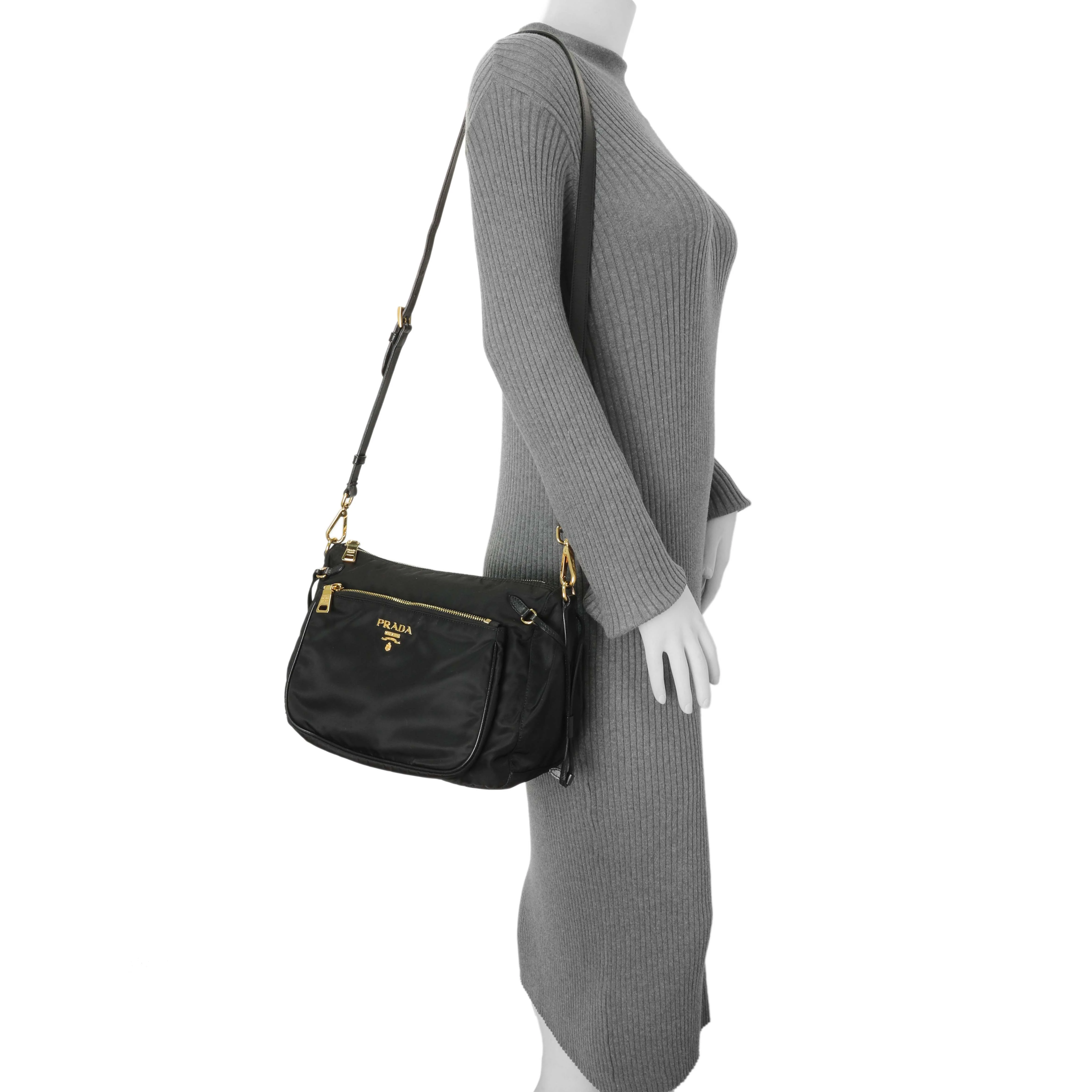 Prada Black Tessuto Nylon Crossbody - Image 13