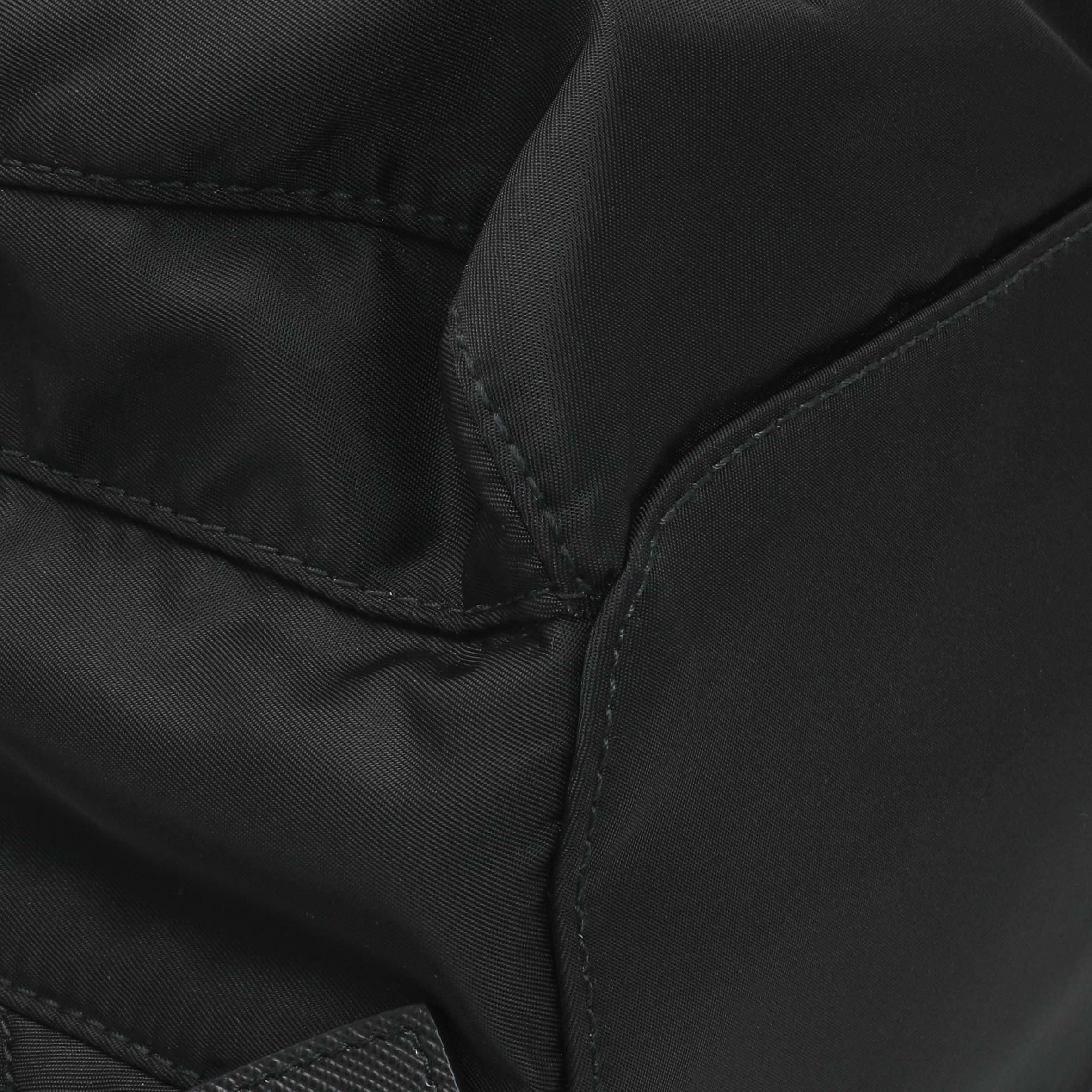 Prada Black Tessuto Nylon Medium Backpack - Image 4
