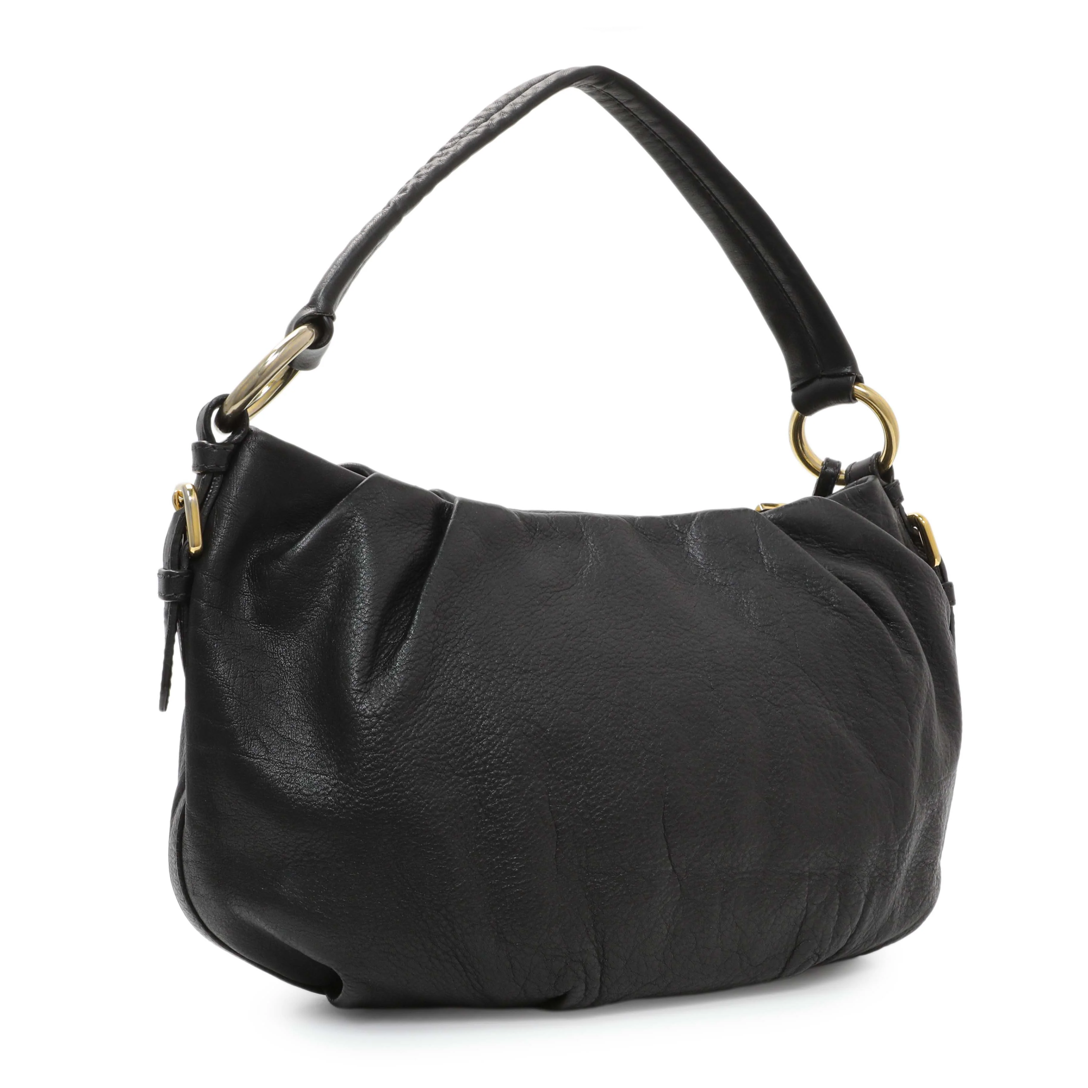 Prada Black Vitello Daino Shoulder Bag - Image 2