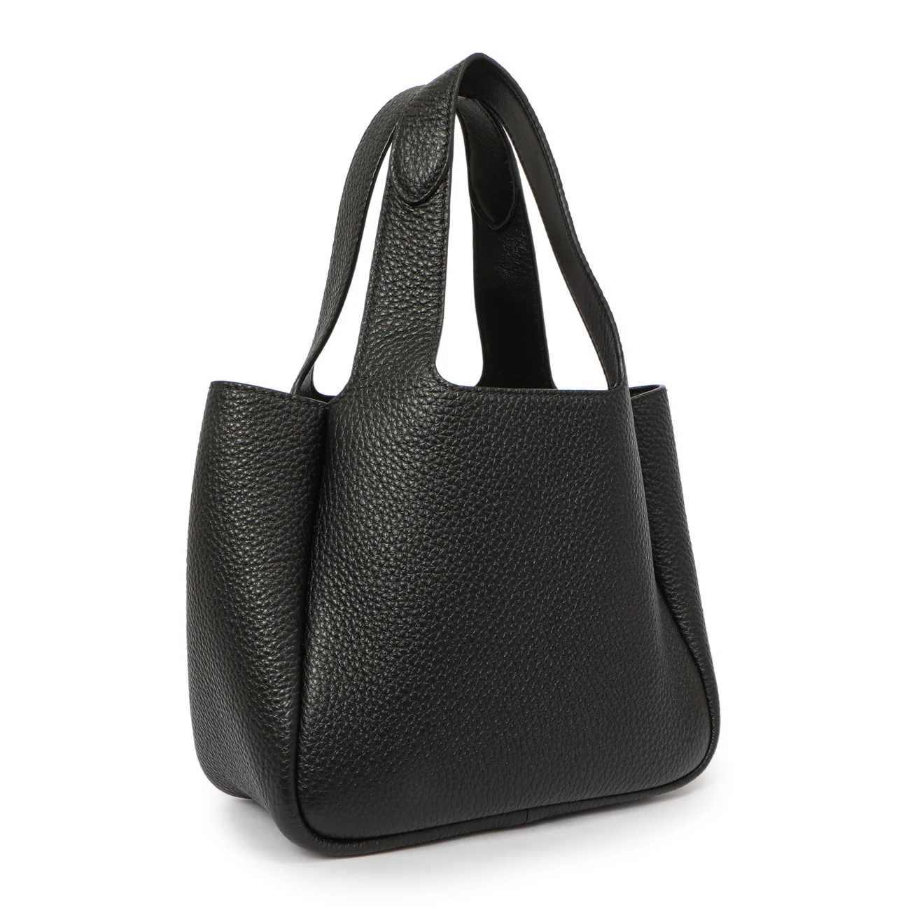 Prada Black Vitello Daino Soft Mini Dynamique Tote - Image 2