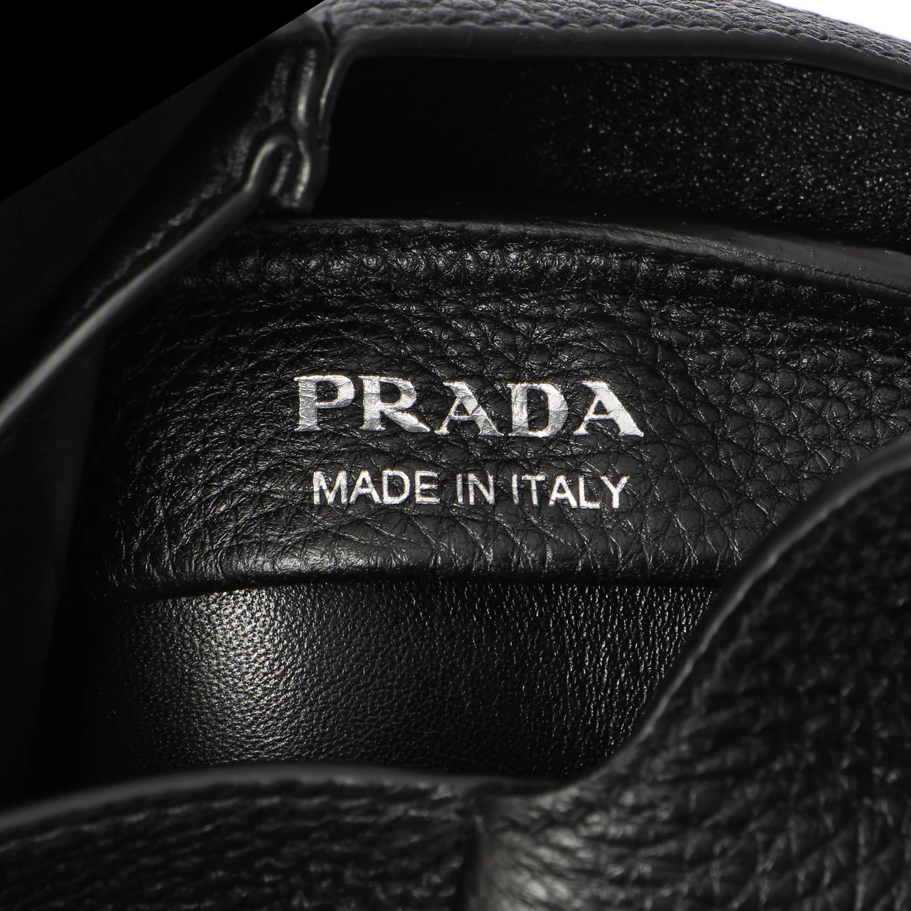 Prada Black Vitello Daino Soft Mini Dynamique Tote - Image 4