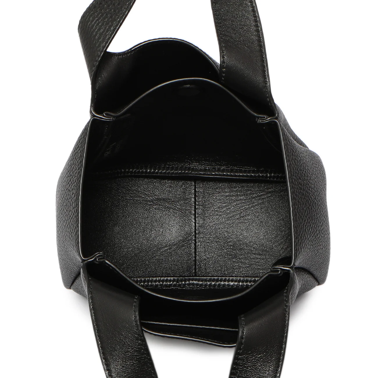 Prada Black Vitello Daino Soft Mini Dynamique Tote - Image 5
