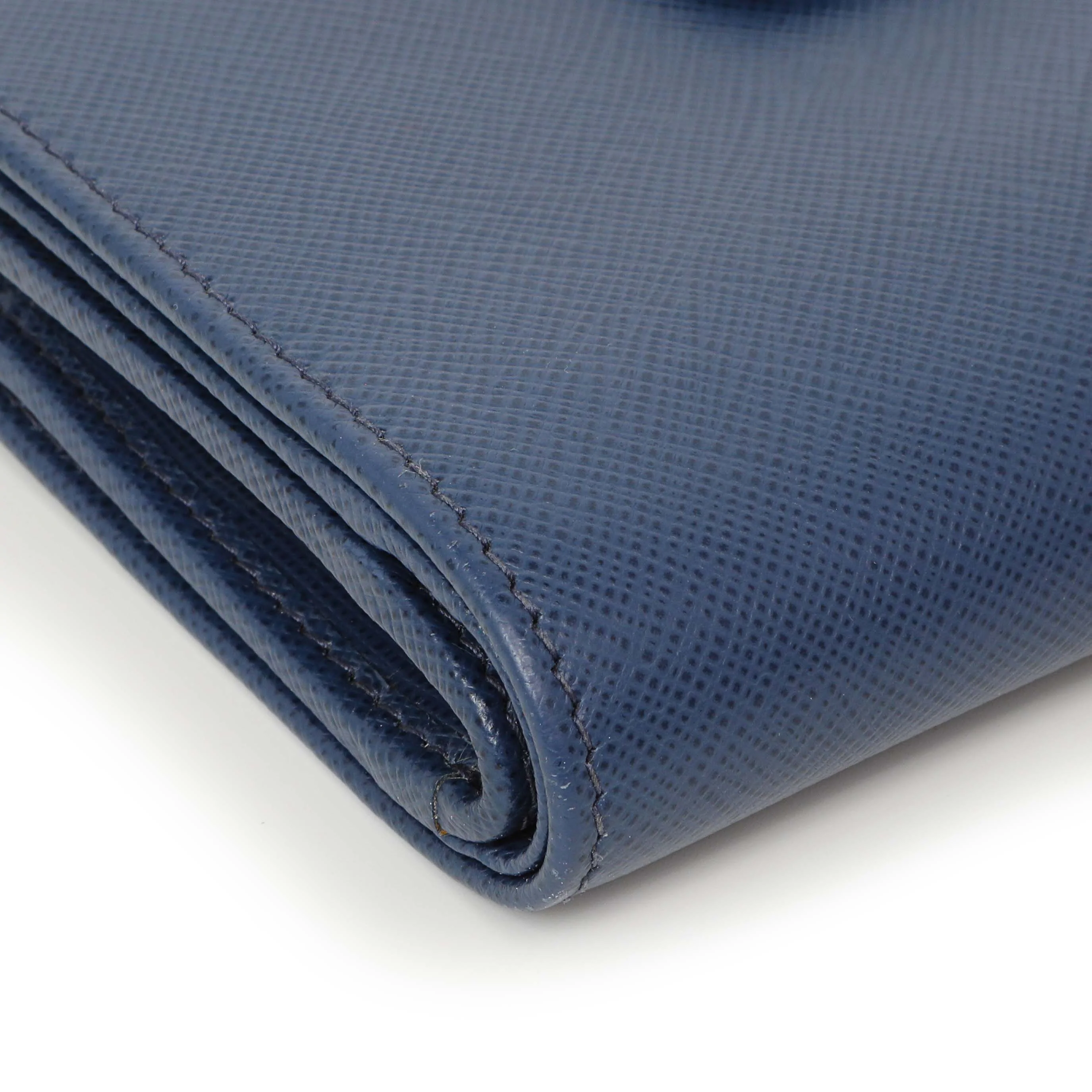 Prada Blue Saffiano Small Wallet - Image 6