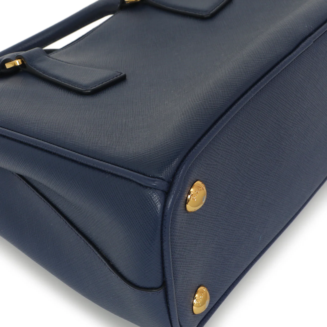 Prada Bluette Saffiano Small Galleria Double Zip Tote - Image 6
