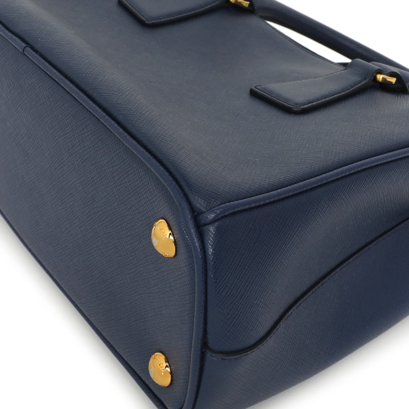 Prada Bluette Saffiano Small Galleria Double Zip Tote - Image 7