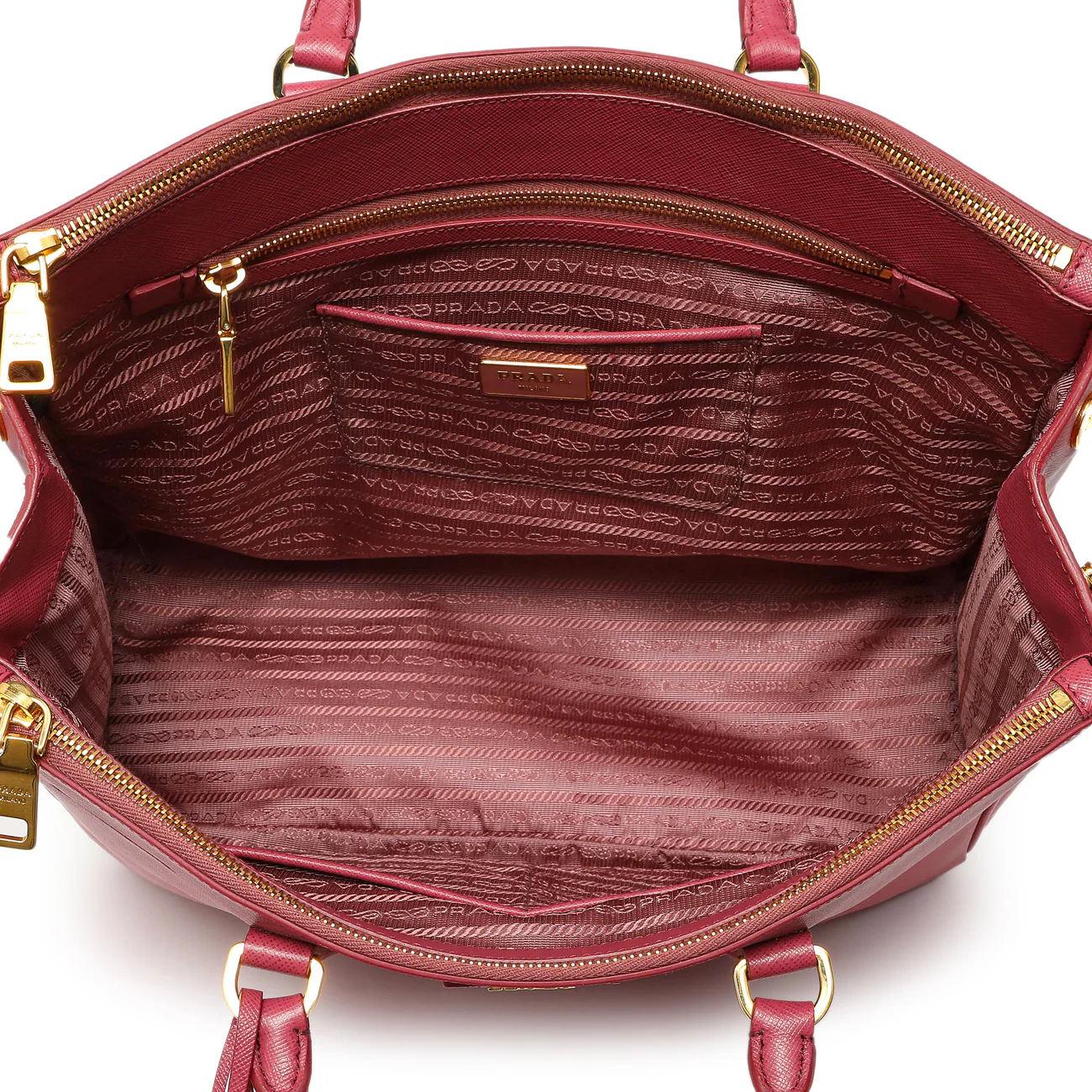 Prada Bruyere Saffiano Large Galleria Double Zip Tote - Image 8