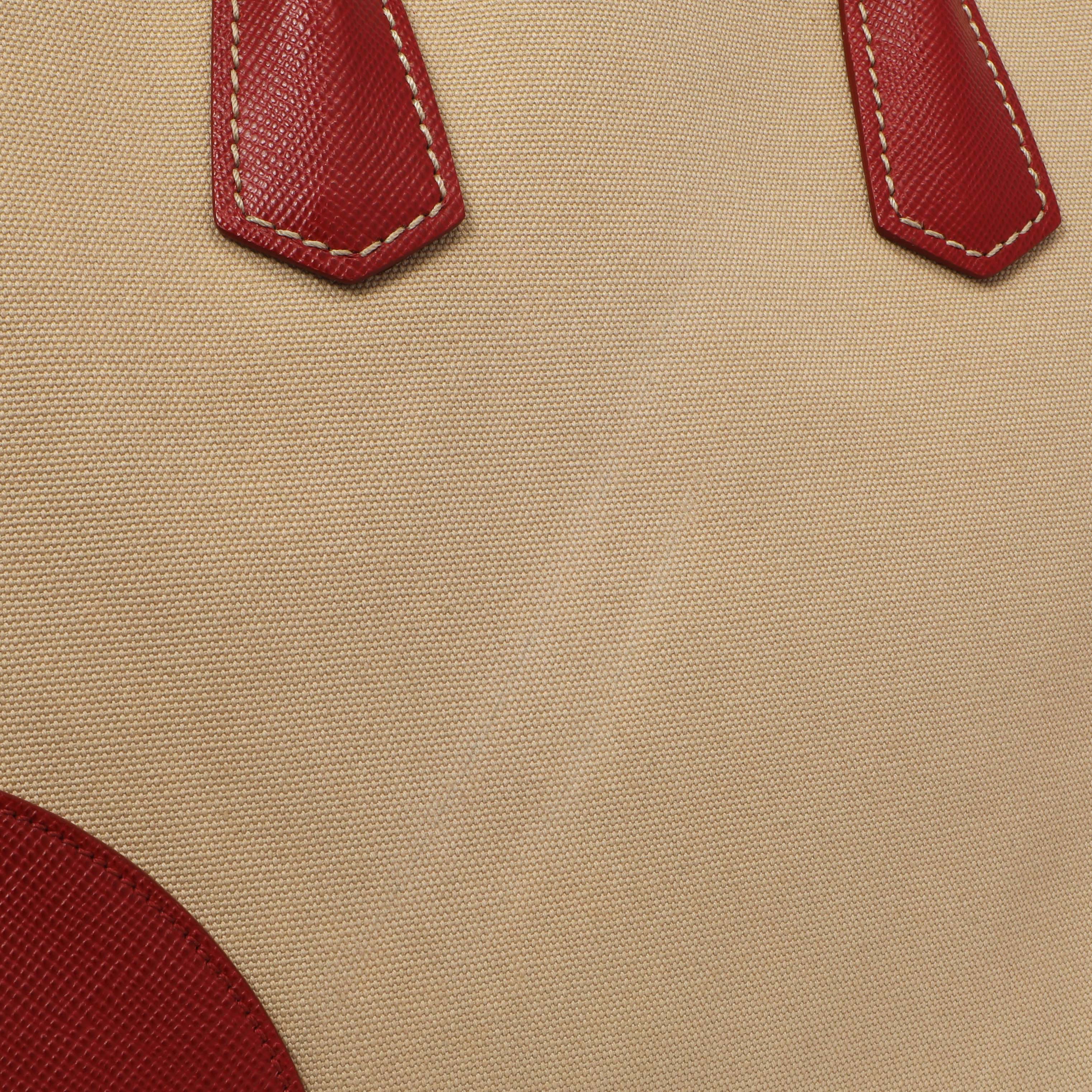 Prada Canapa Saffiano Large Double Bag - Image 12